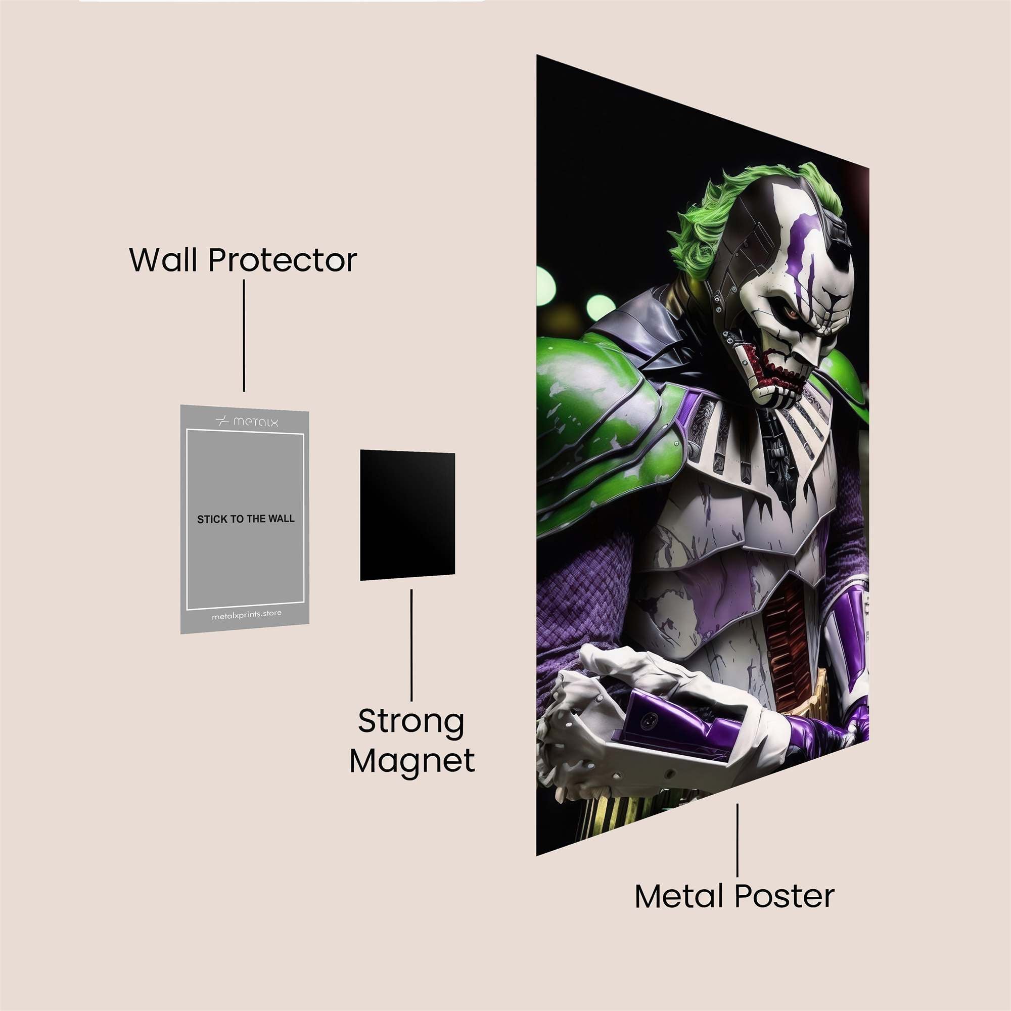 Joker Gloom Safe Wall Magnetic / M