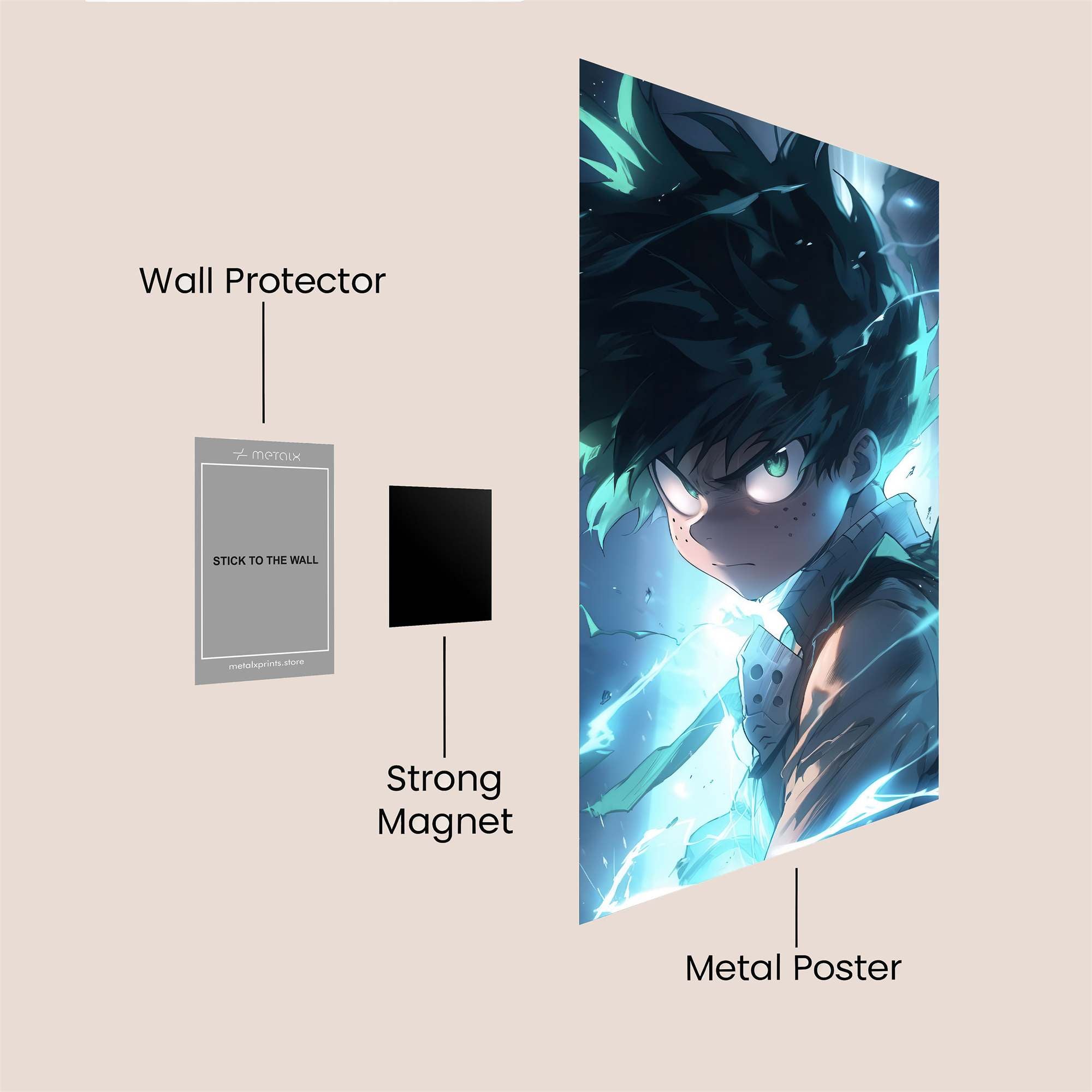 Izuku Empowered Safe Wall Magnetic / M