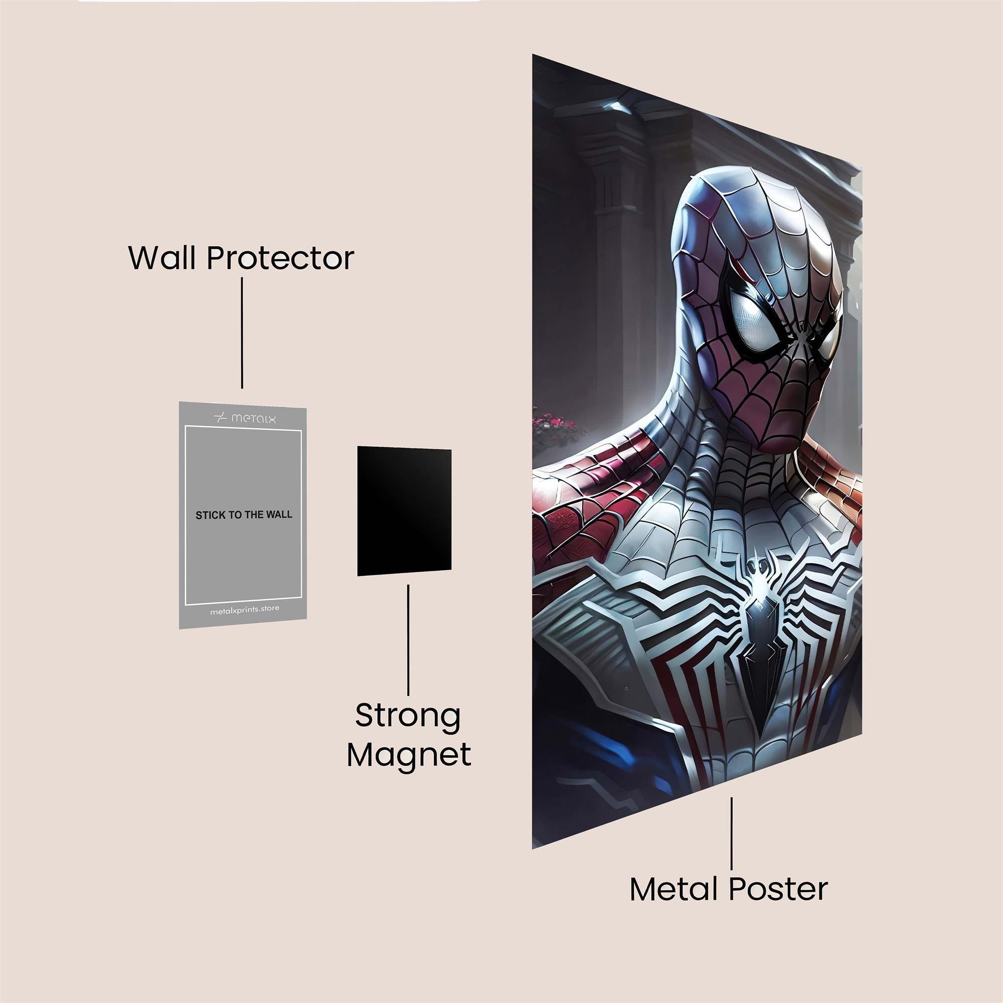 Spider Resolute Safe Wall Magnetic / M