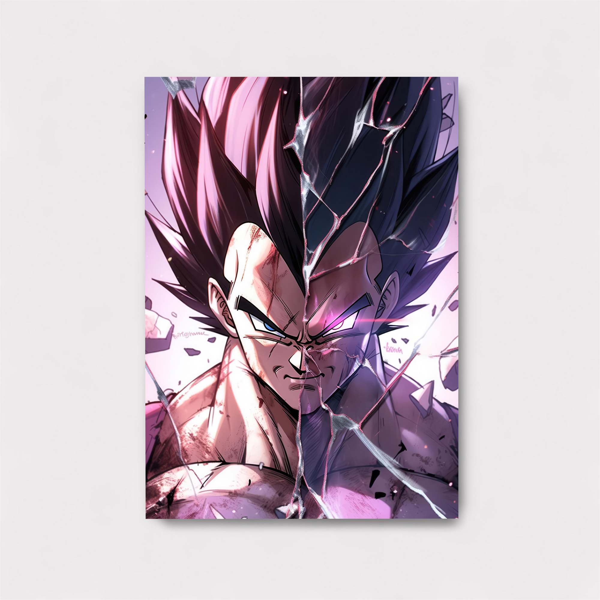Vegeta Shattered Safe Wall Magnetic / M