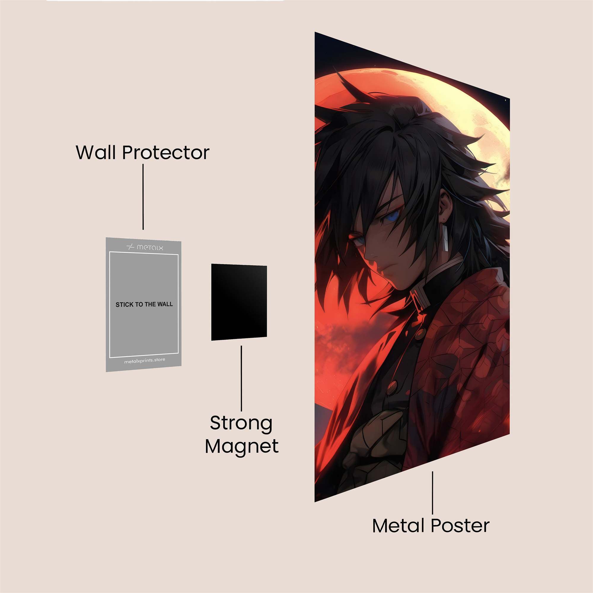 Kyojuro Fierce Safe Wall Magnetic / M