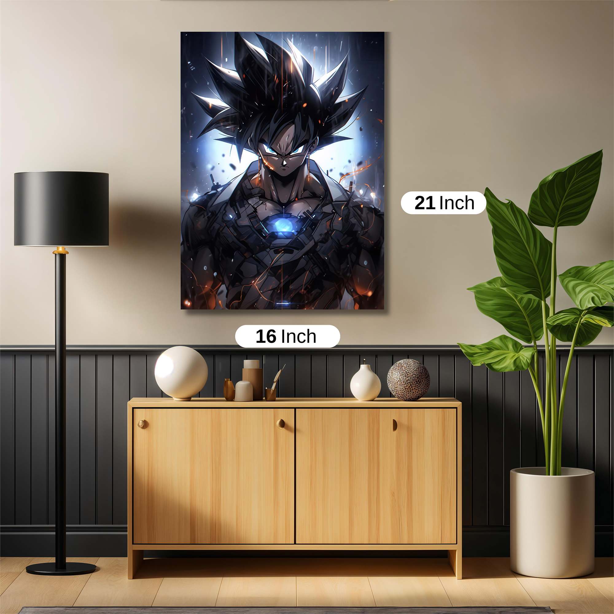 Goku Unleashed Safe Wall Magnetic / M