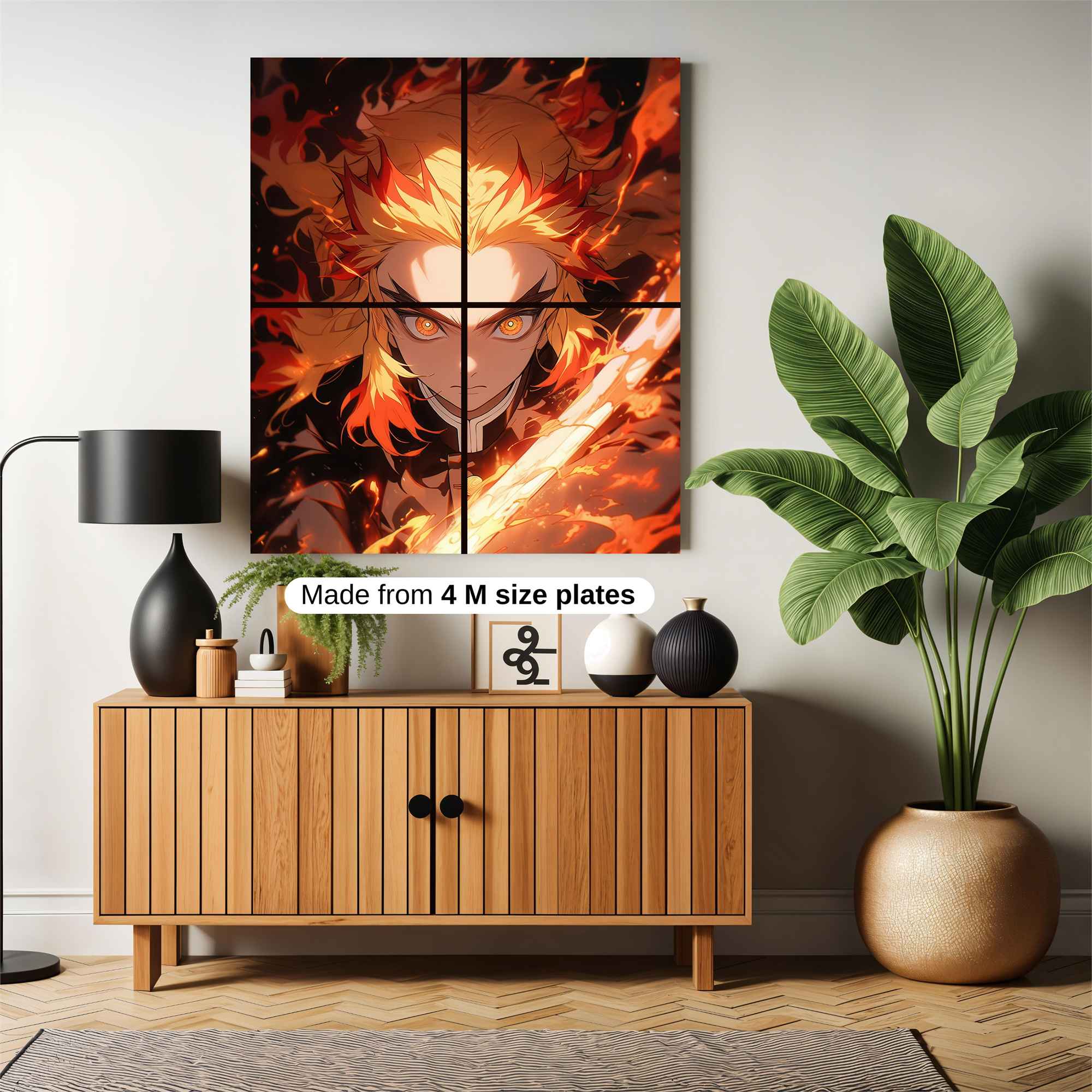 Rengoku Blaze Safe Wall Magnetic / M