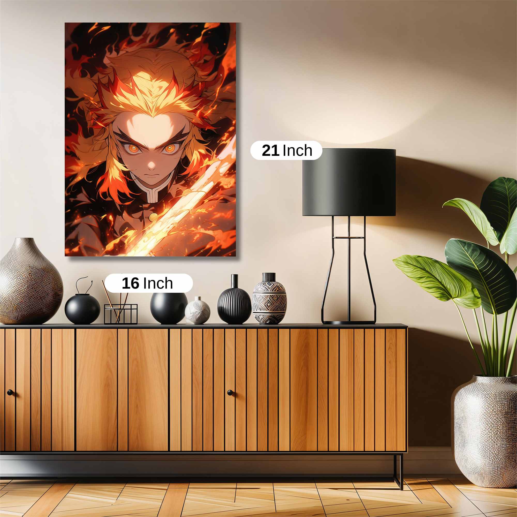 Rengoku Blaze Safe Wall Magnetic / M