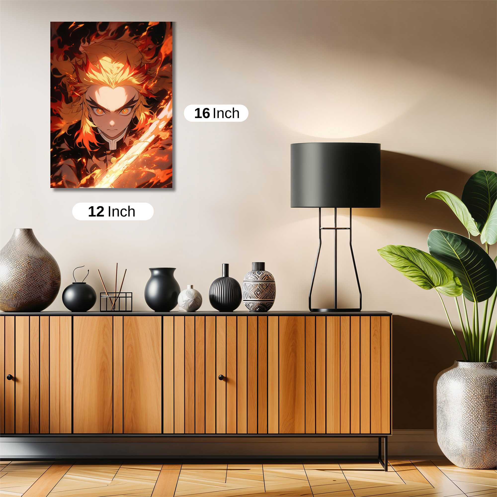 Rengoku Blaze Safe Wall Magnetic / M