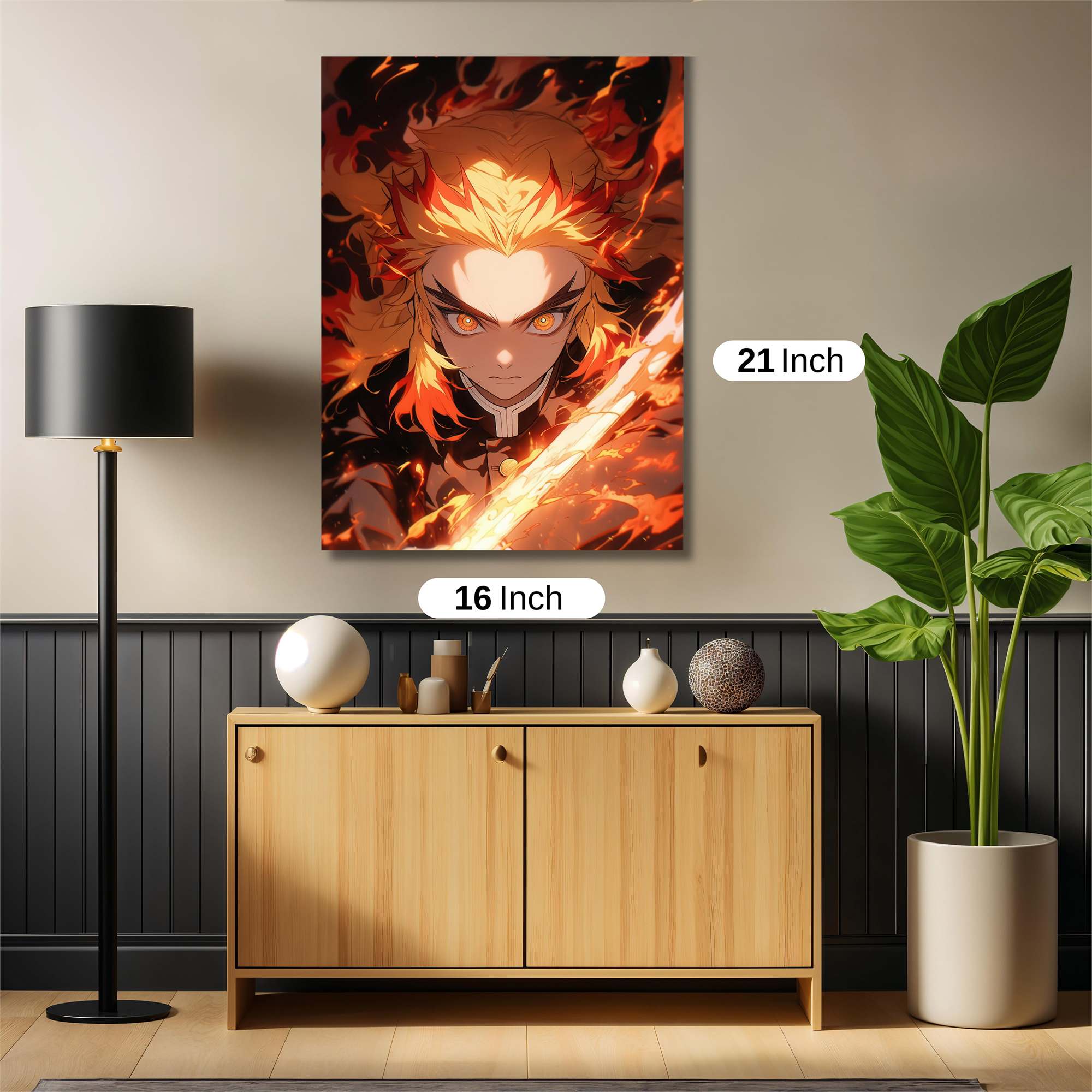 Rengoku Blaze Safe Wall Magnetic / M