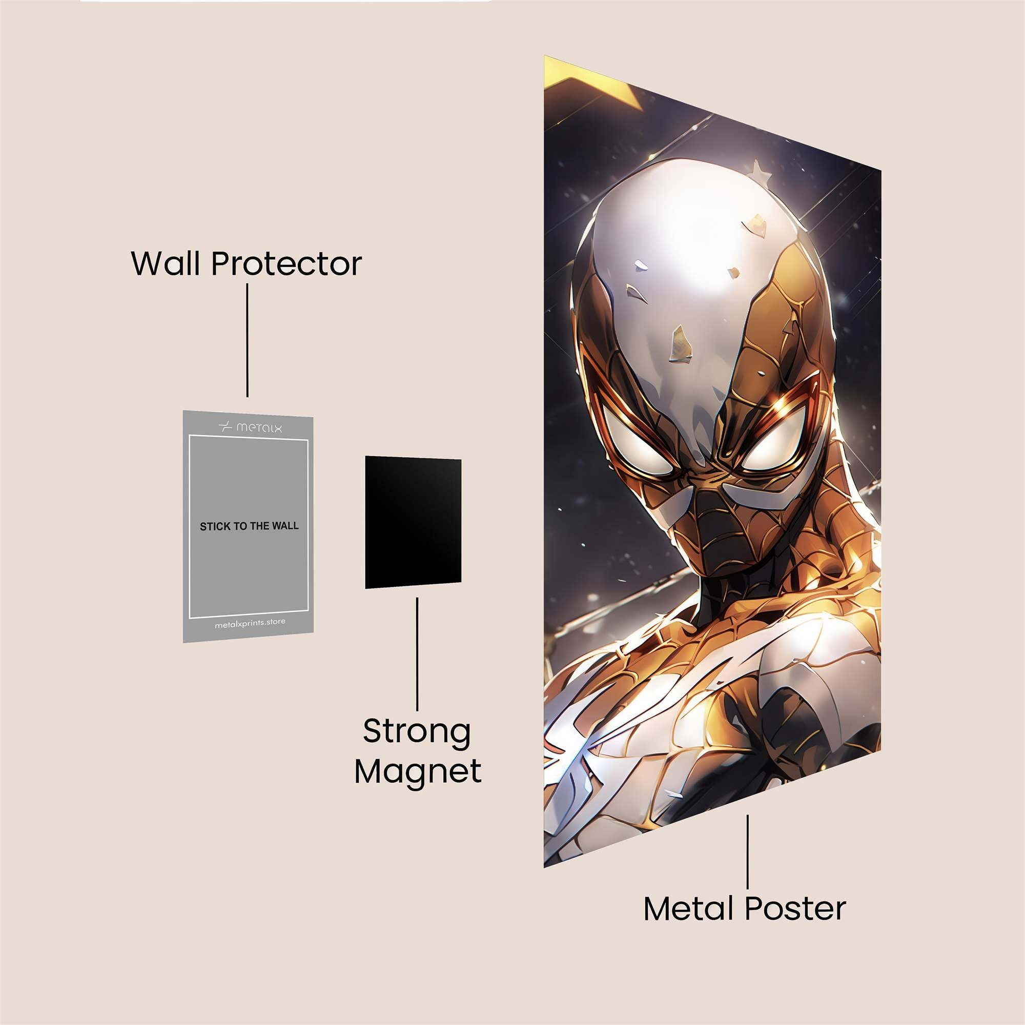 Spider Resolute Safe Wall Magnetic / M