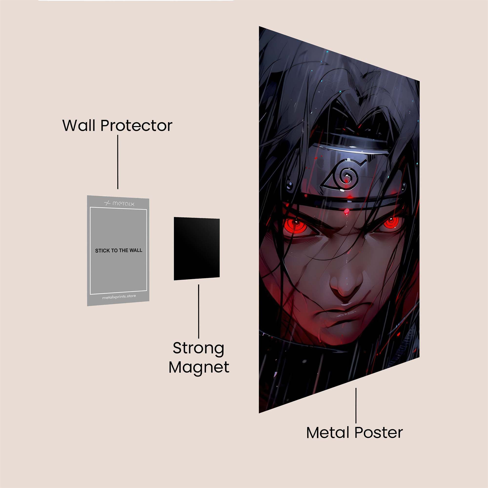 Sasuke Eclipse Safe Wall Magnetic / M
