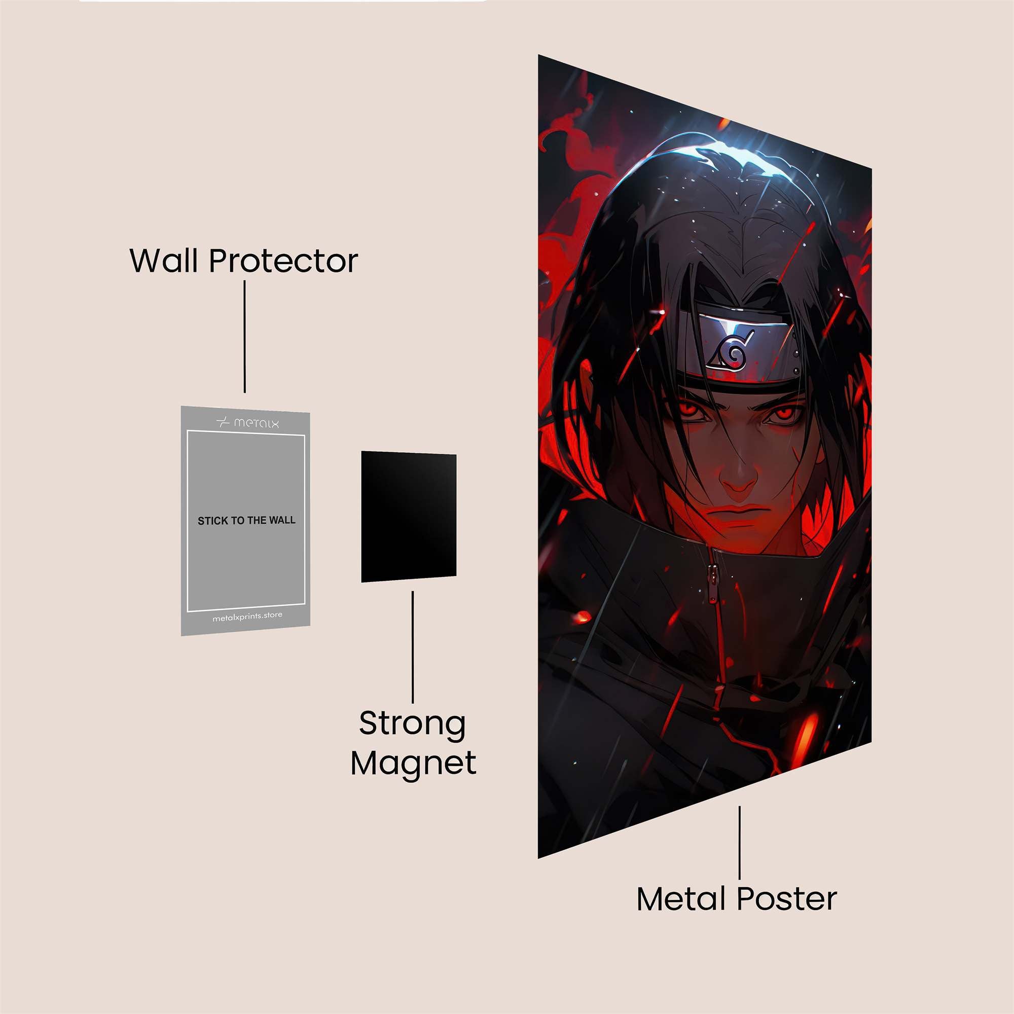 Itachi Inferno Safe Wall Magnetic / M