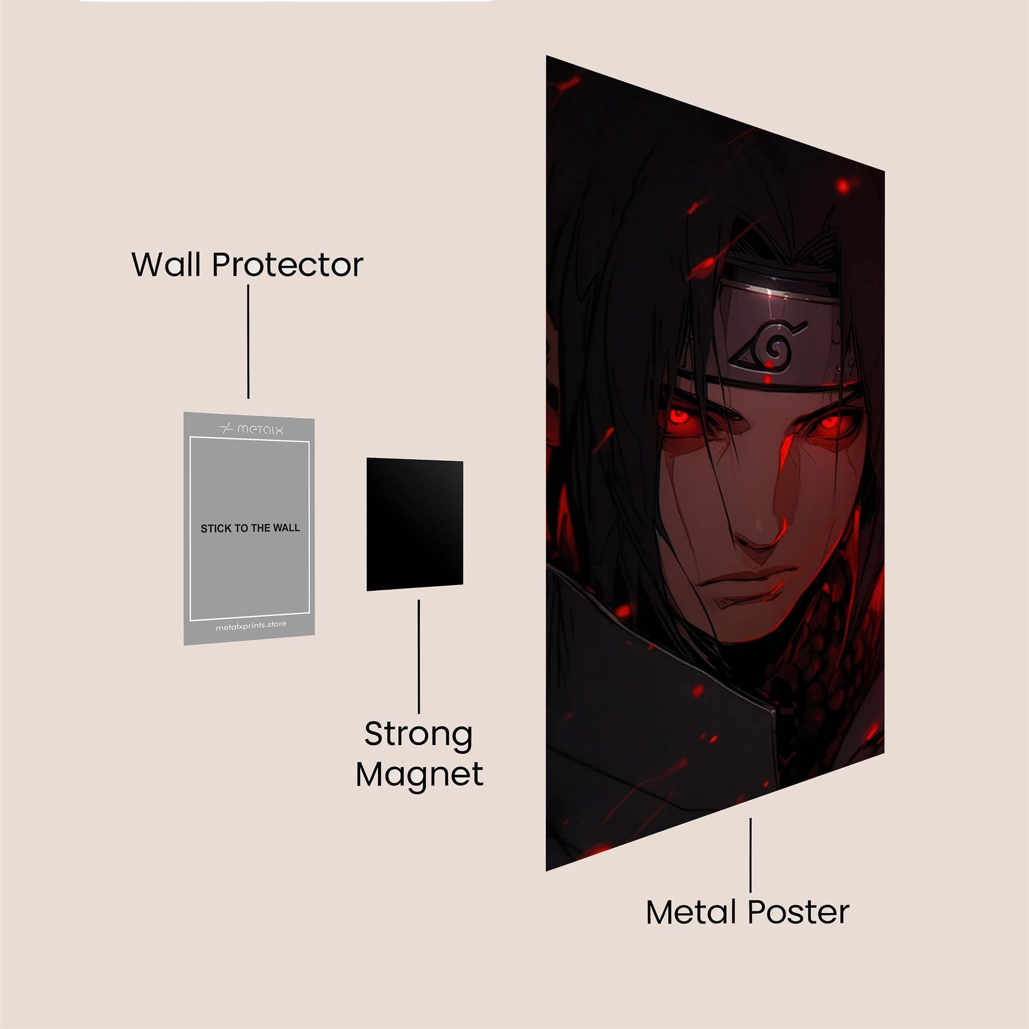 Sasuke Sinister Safe Wall Magnetic / M