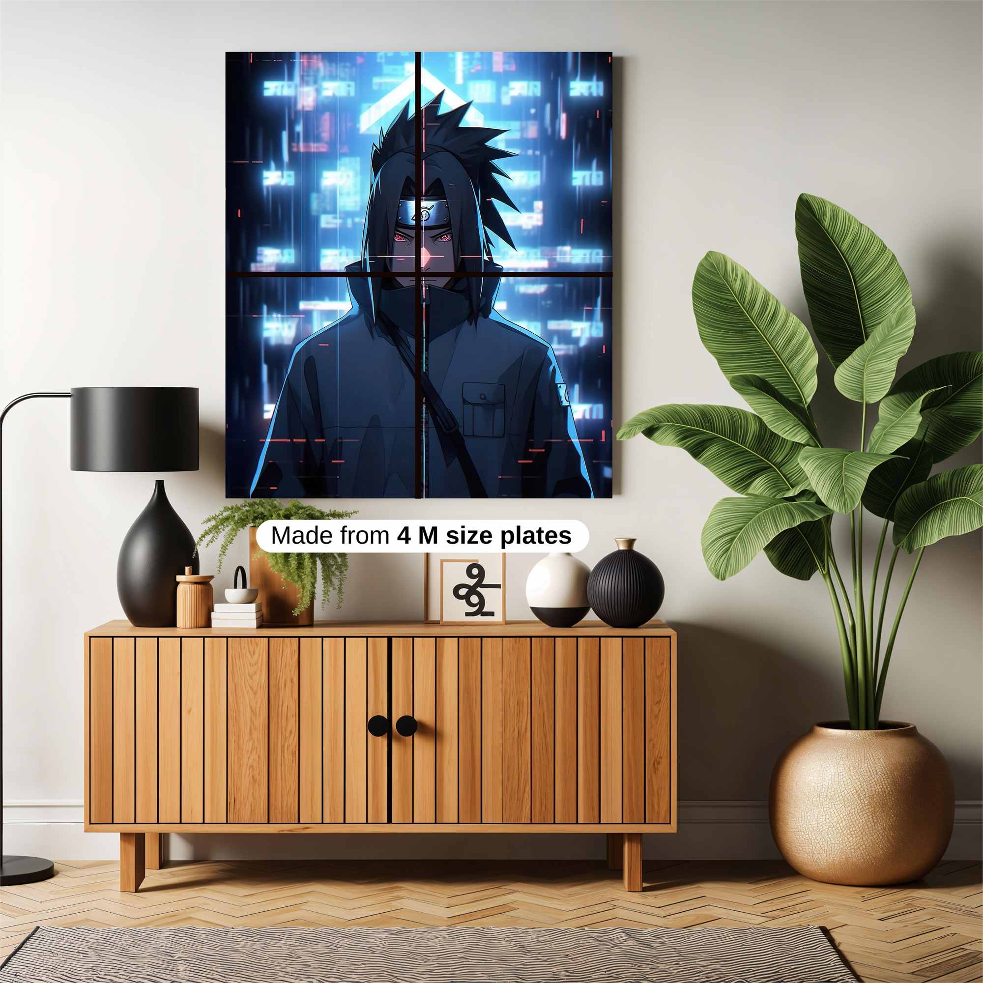 Sasuke Cyberpunk Safe Wall Magnetic / M