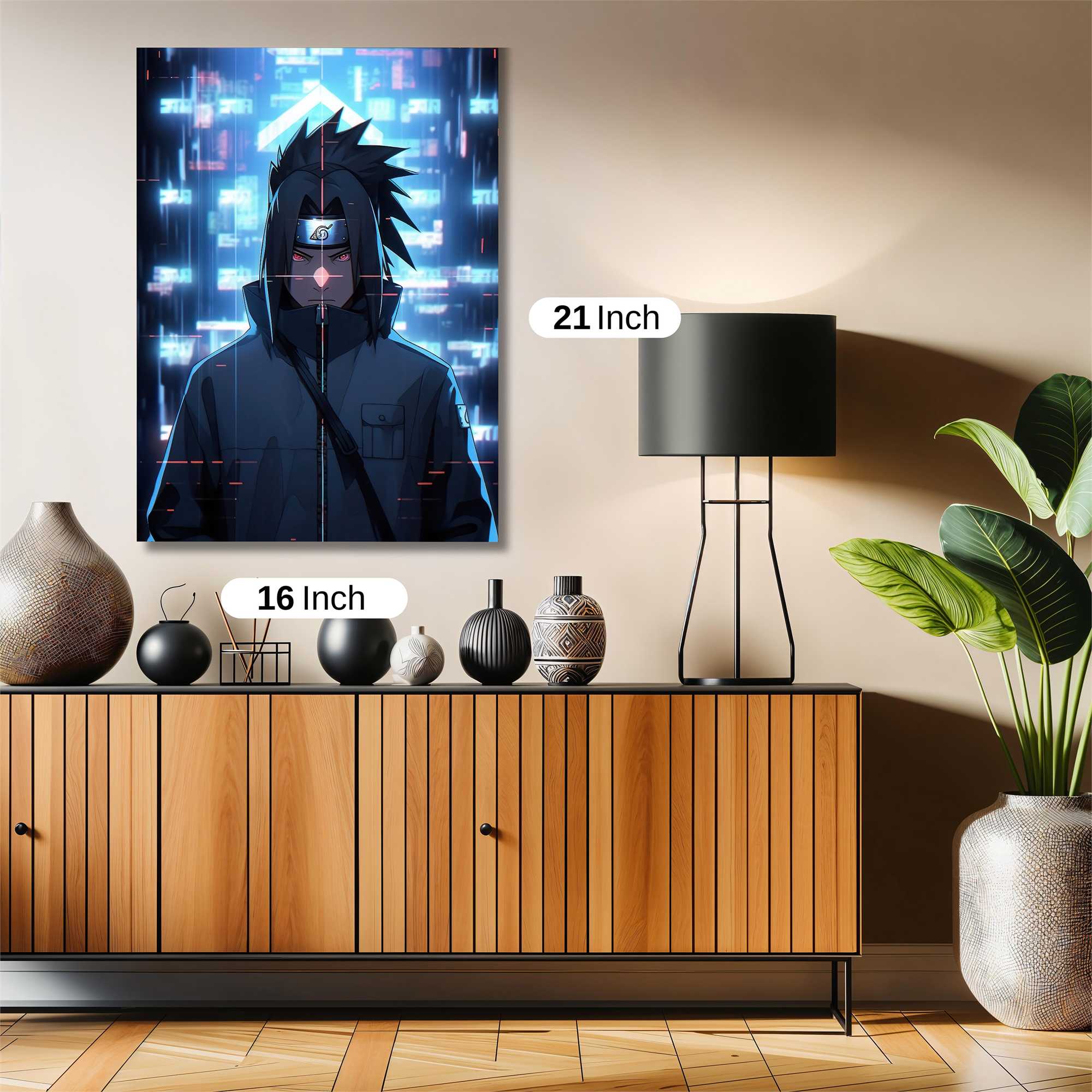 Sasuke Cyberpunk Safe Wall Magnetic / M
