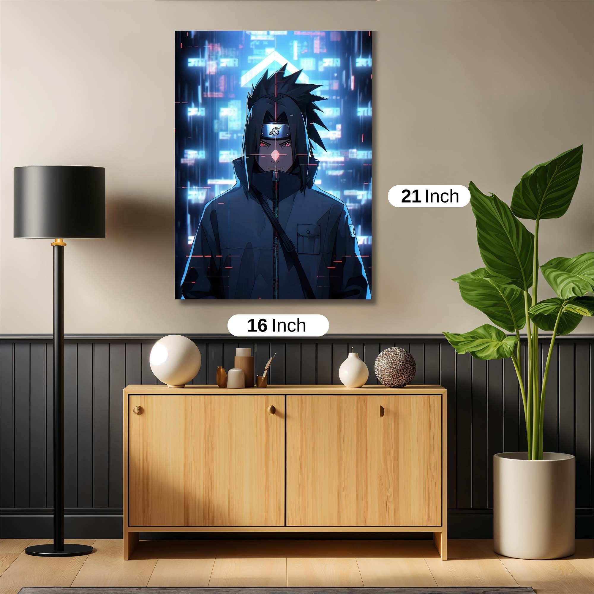 Sasuke Cyberpunk Safe Wall Magnetic / M