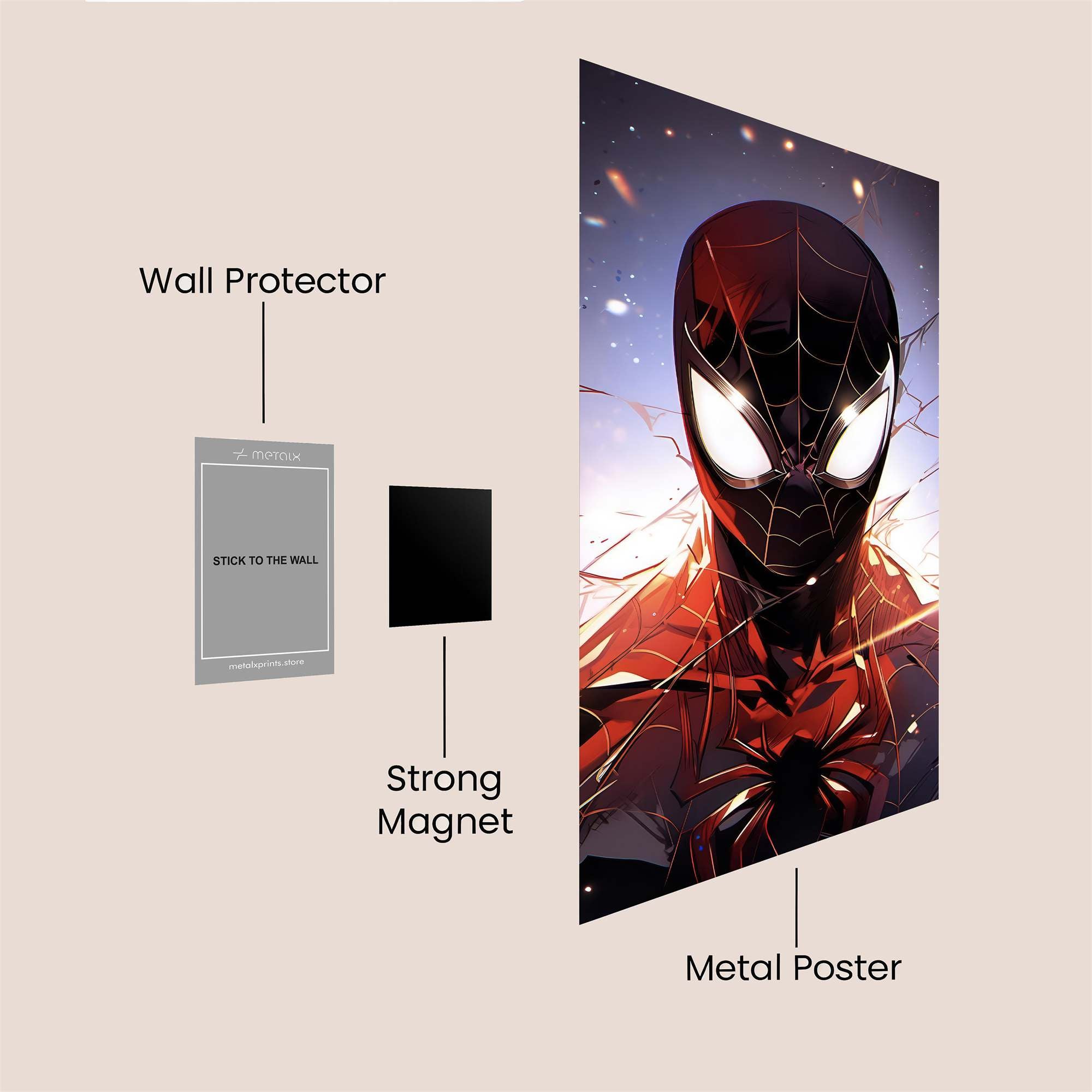 Spider Radiance Safe Wall Magnetic / M