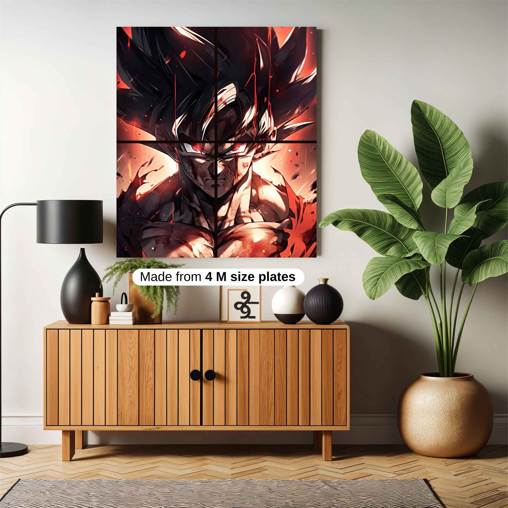 Goku Enraged Safe Wall Magnetic / M