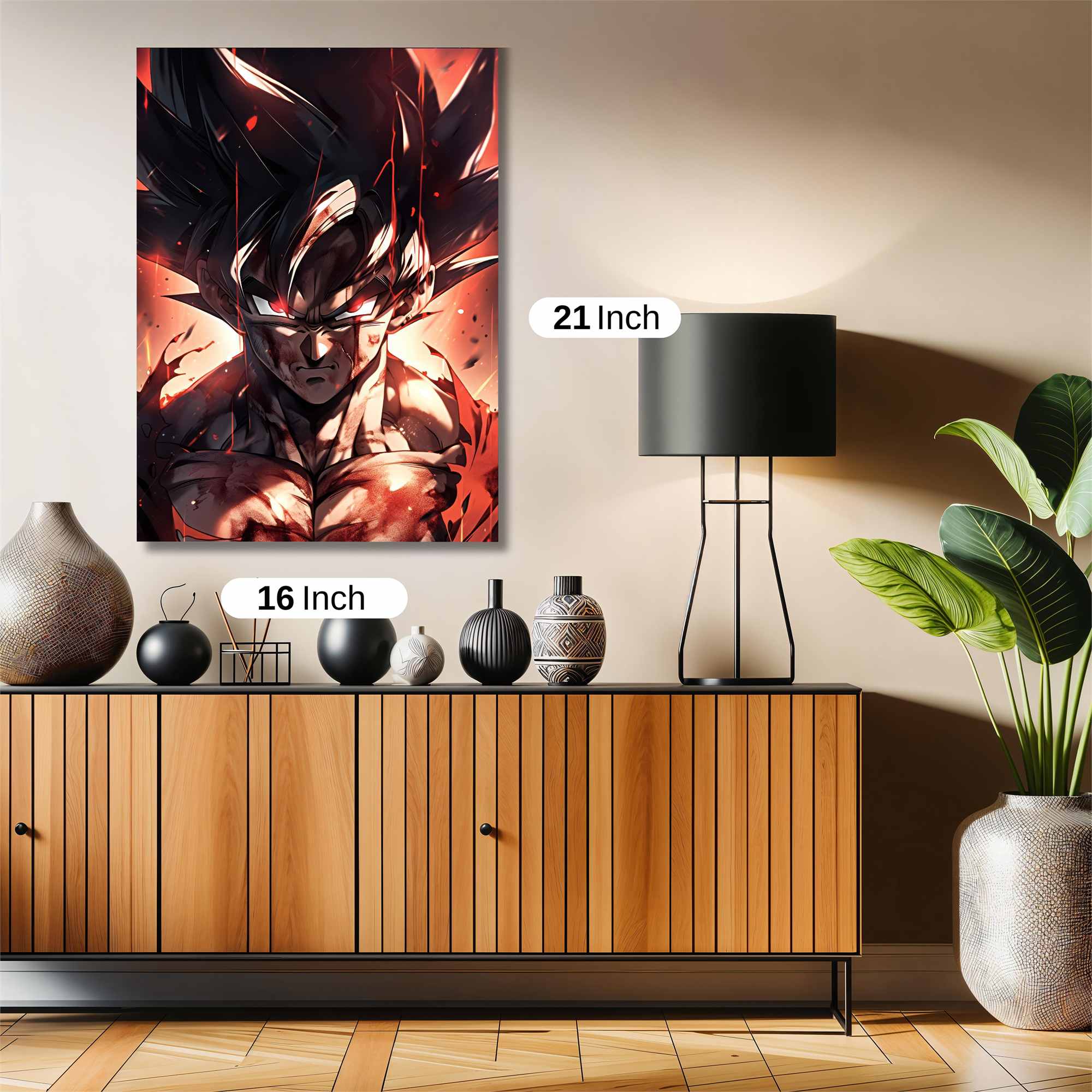 Goku Enraged Safe Wall Magnetic / M