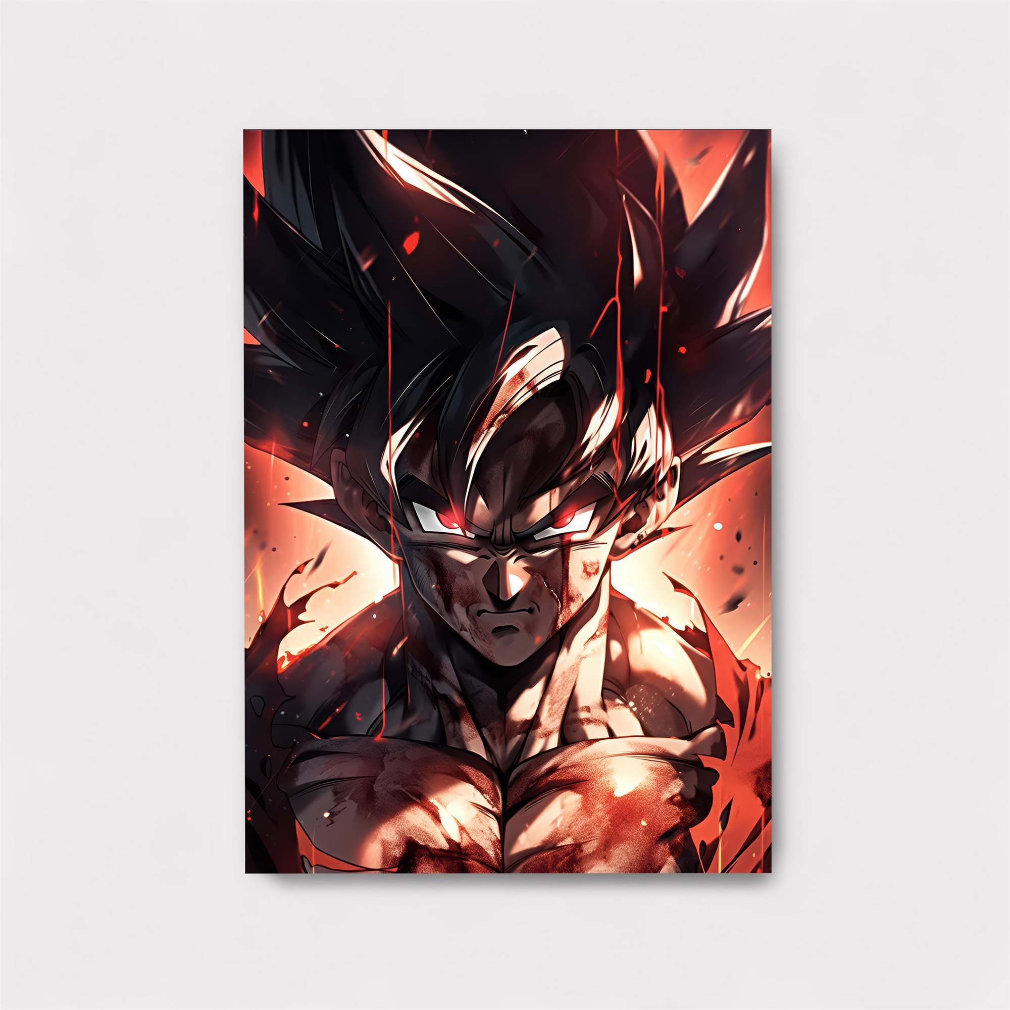 Goku Enraged Safe Wall Magnetic / M
