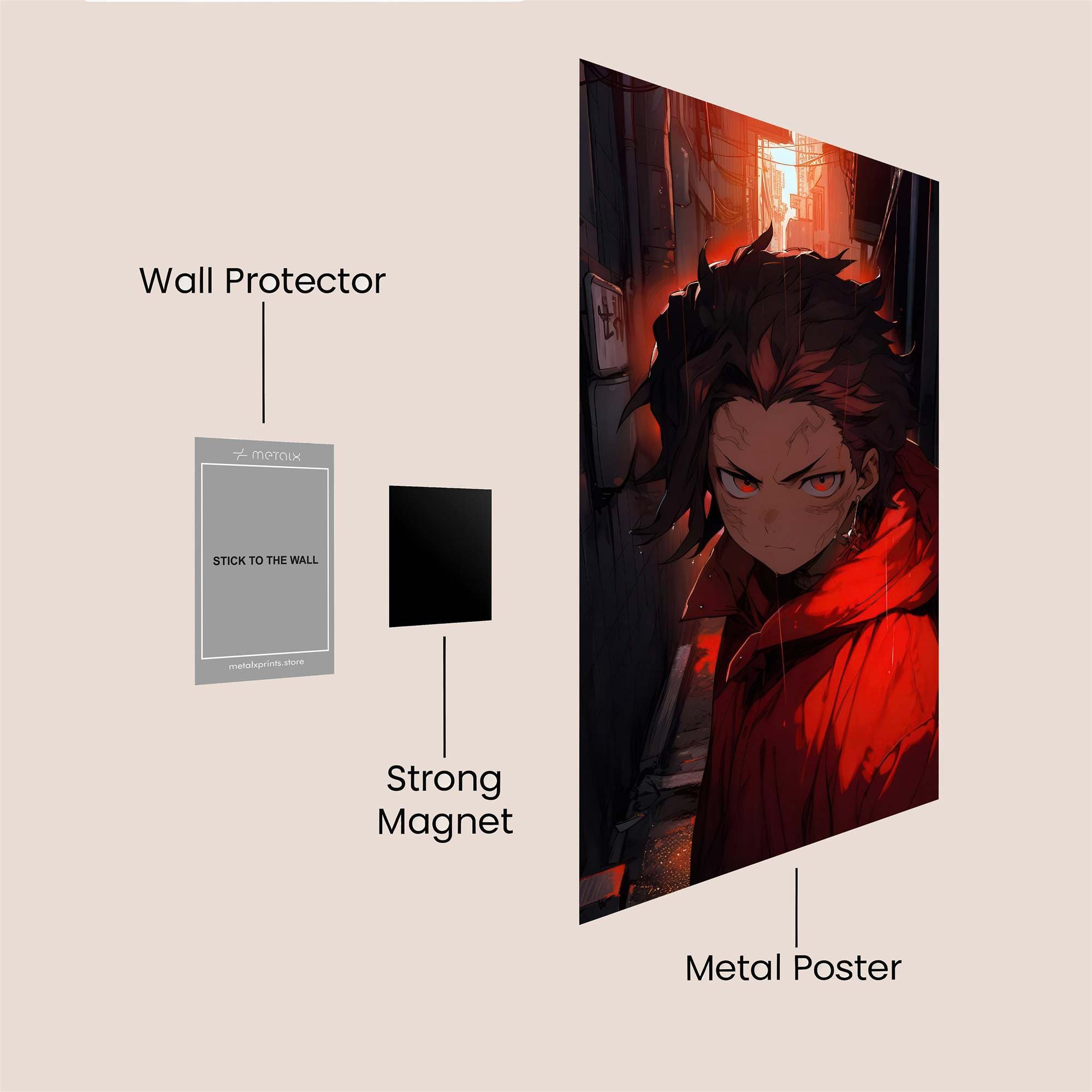 Renji Resolute Safe Wall Magnetic / M