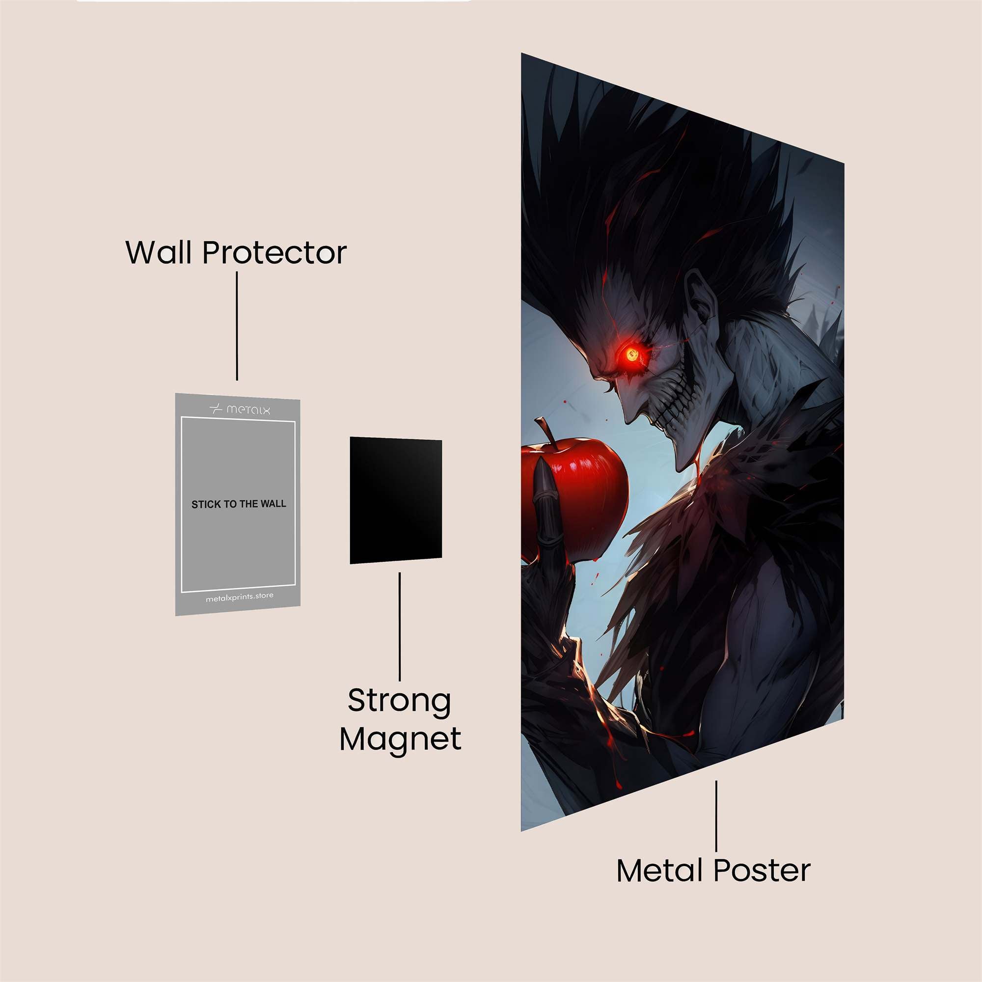 Ryuk Temptation Safe Wall Magnetic / M