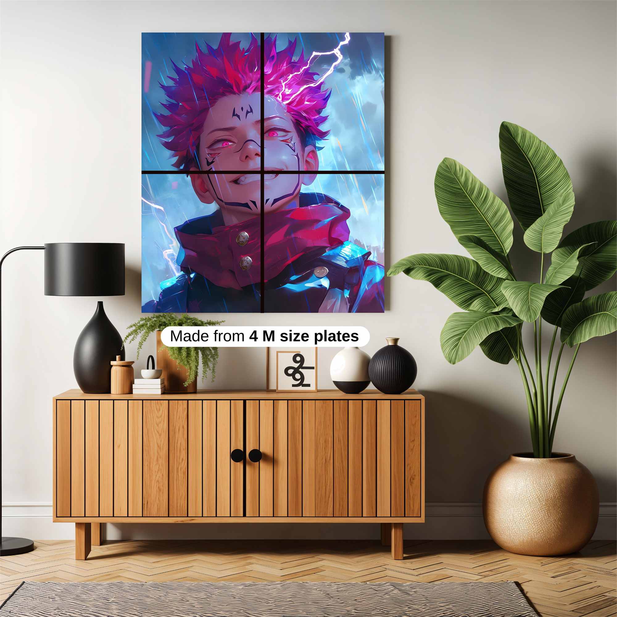 Jujutsu Thunder Safe Wall Magnetic / M