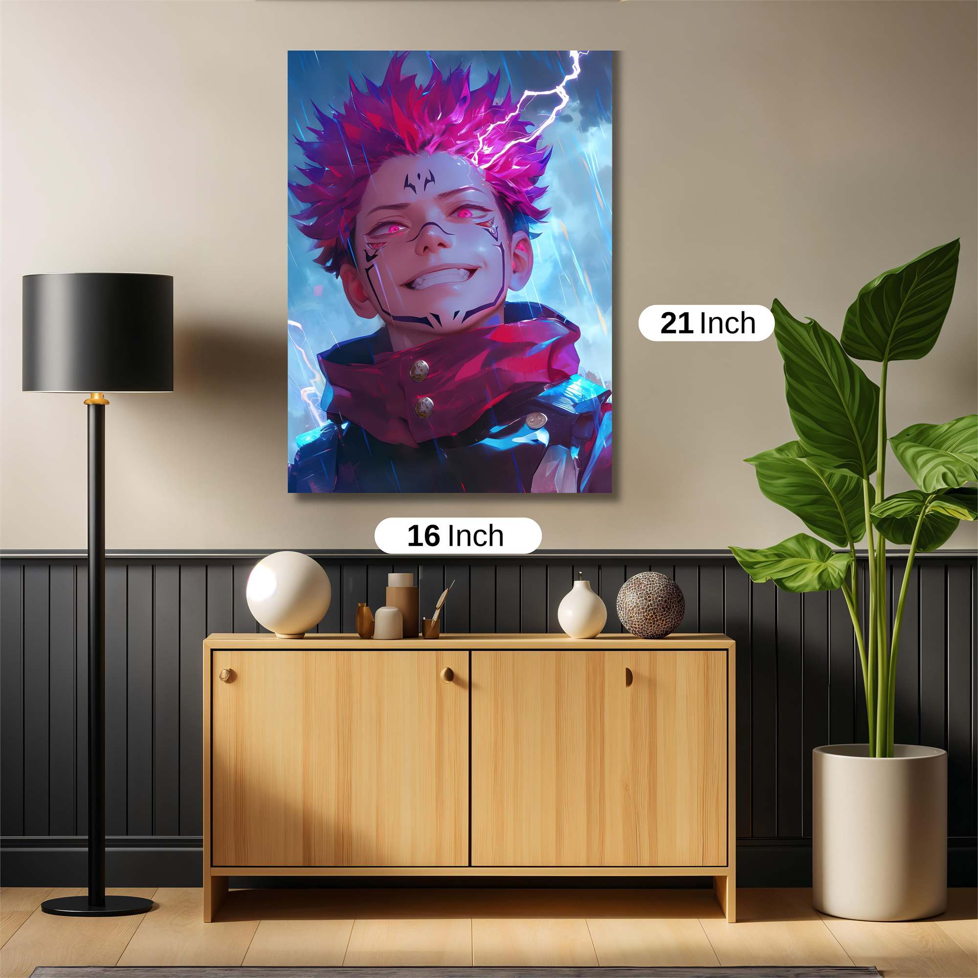 Jujutsu Thunder Safe Wall Magnetic / M