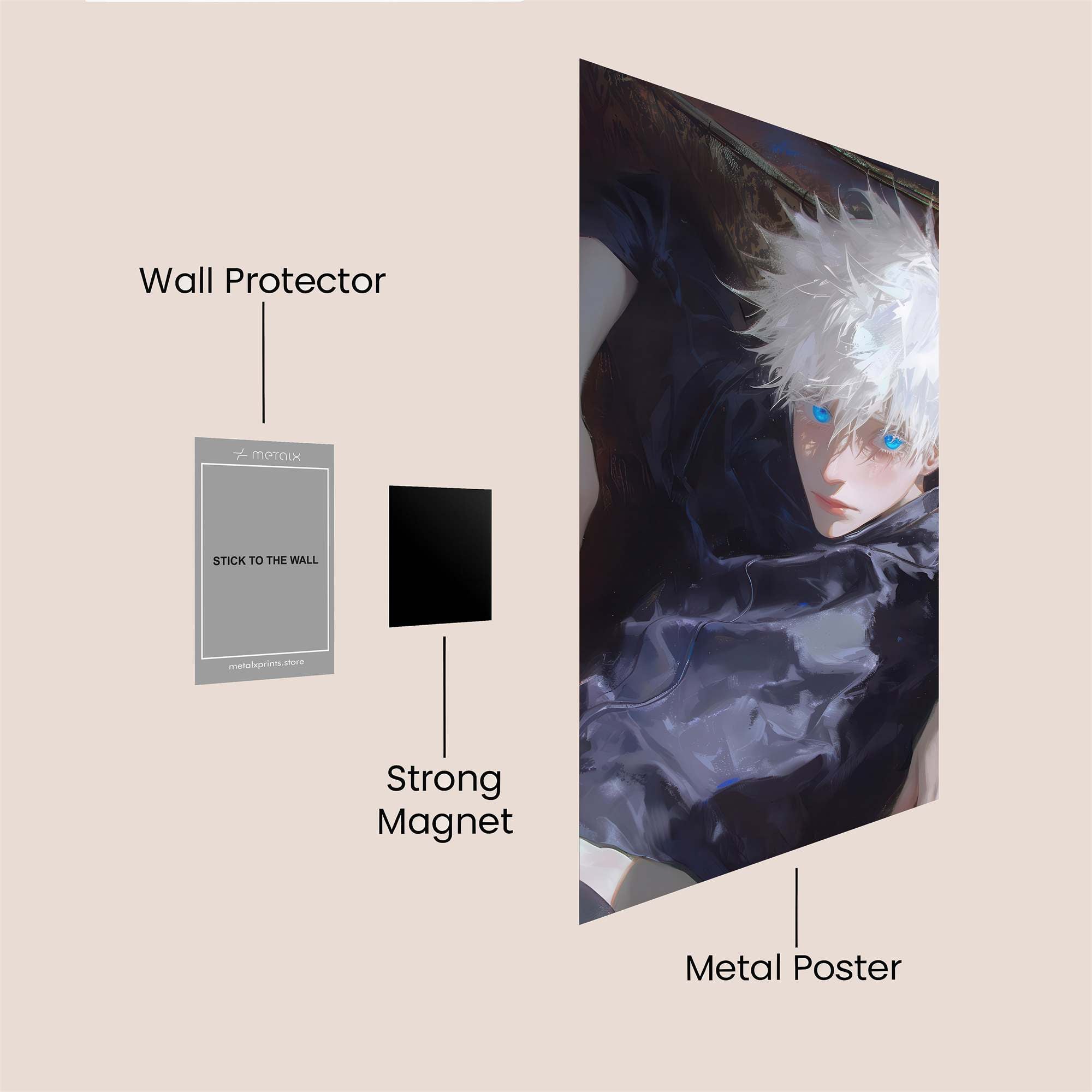 Gojo Enigmatic Safe Wall Magnetic / M