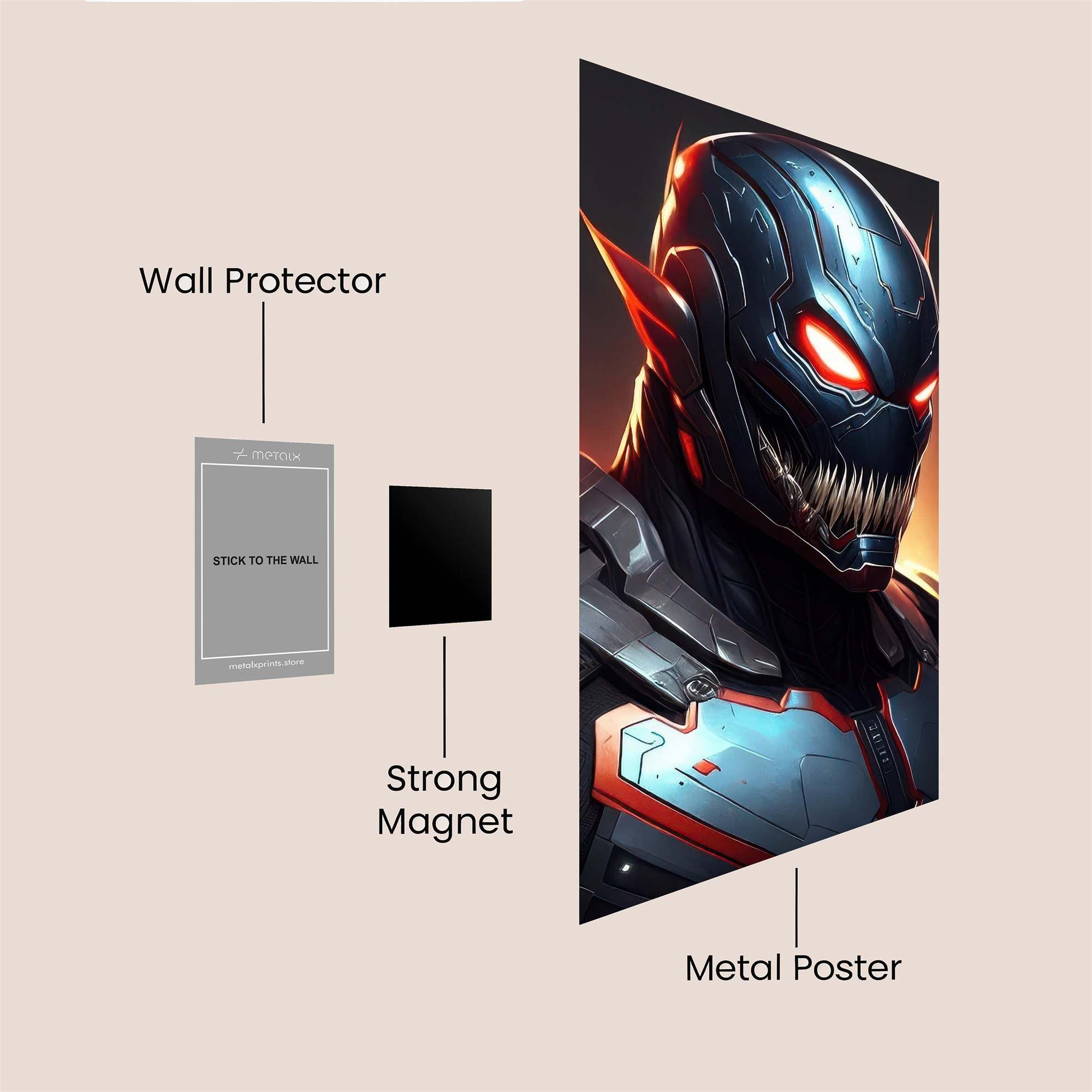 Venom Fury Safe Wall Magnetic / M