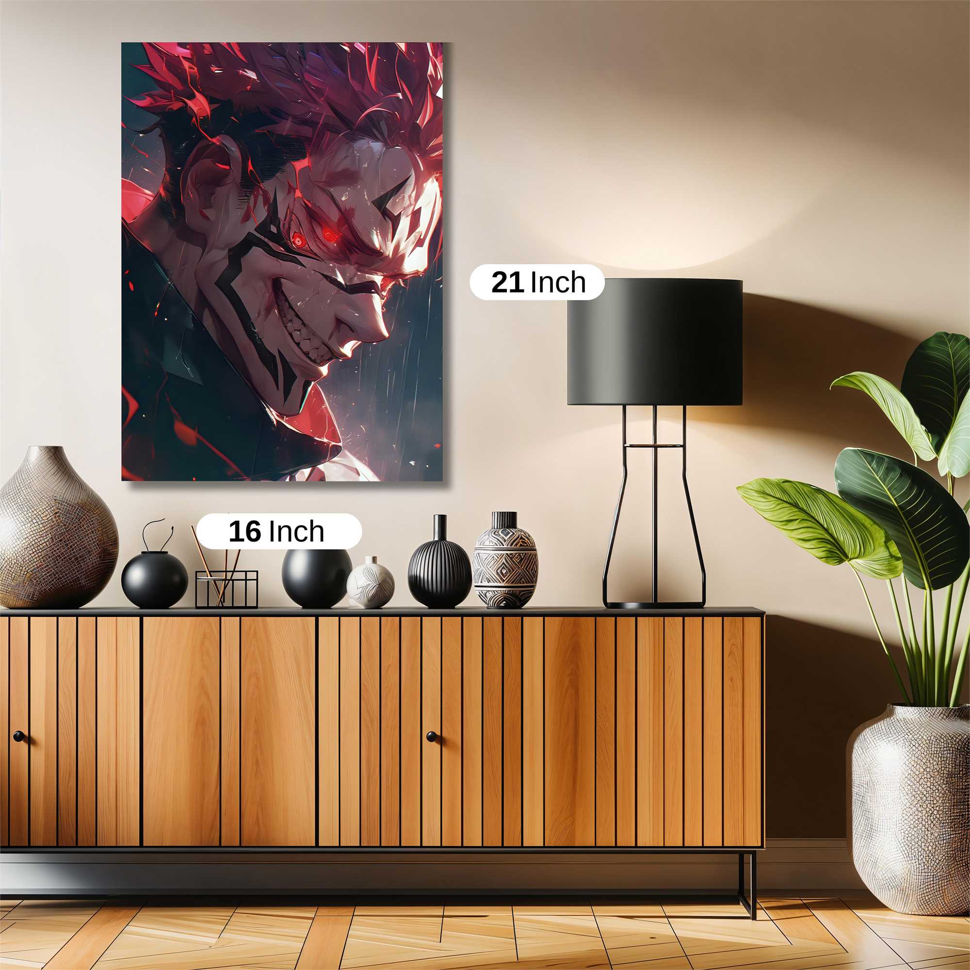 Sukuna Sinister Safe Wall Magnetic / M