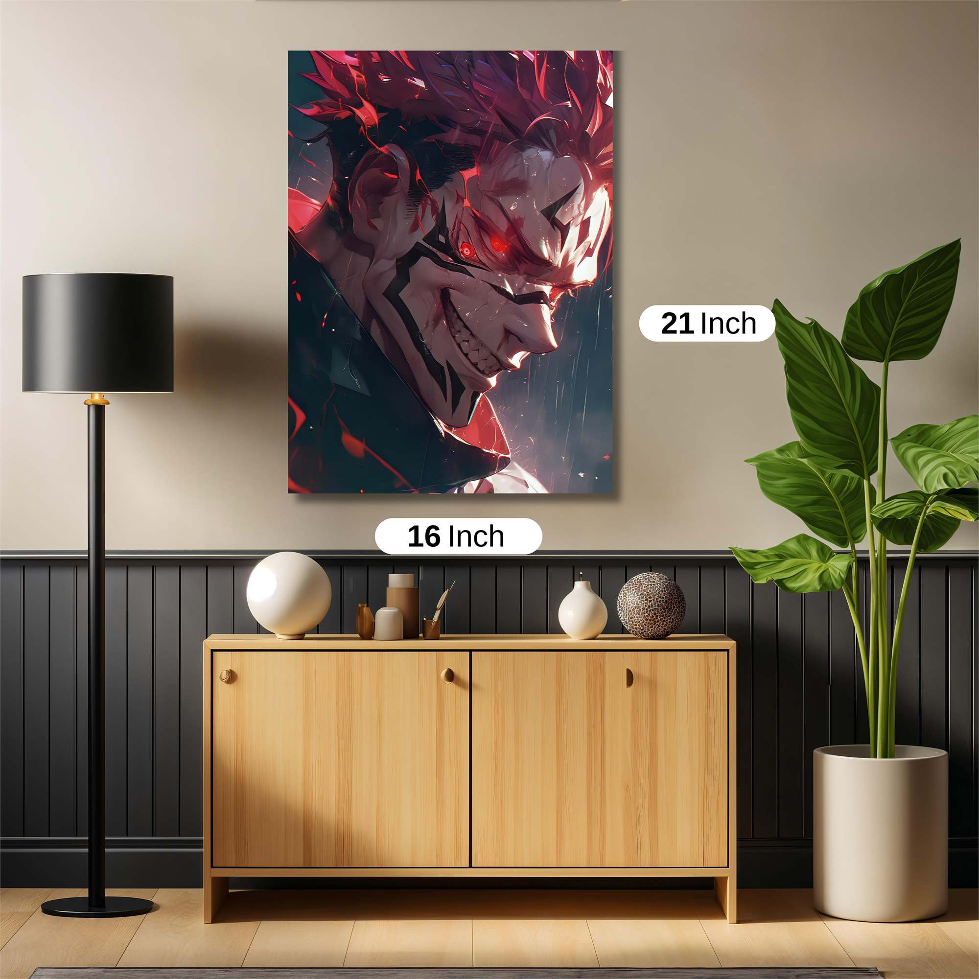 Sukuna Sinister Safe Wall Magnetic / M