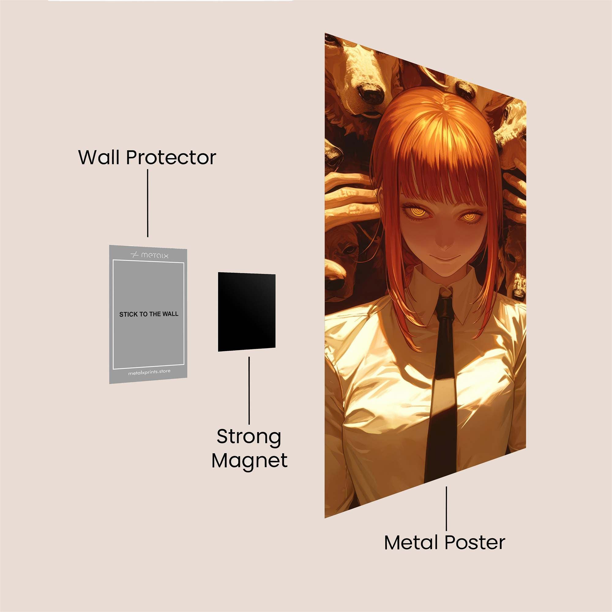 Makima Menace Safe Wall Magnetic / M