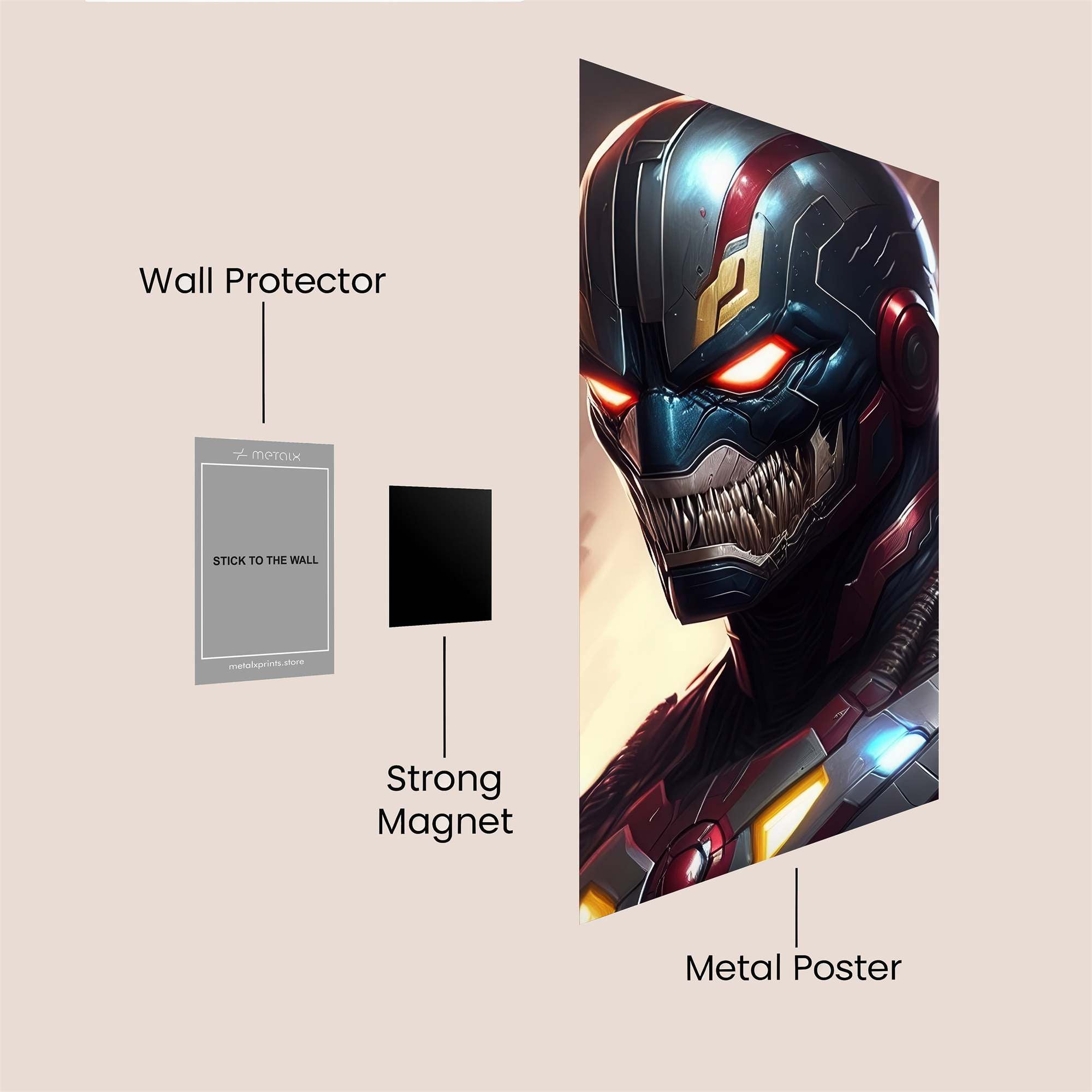 Venom Intense Safe Wall Magnetic / M
