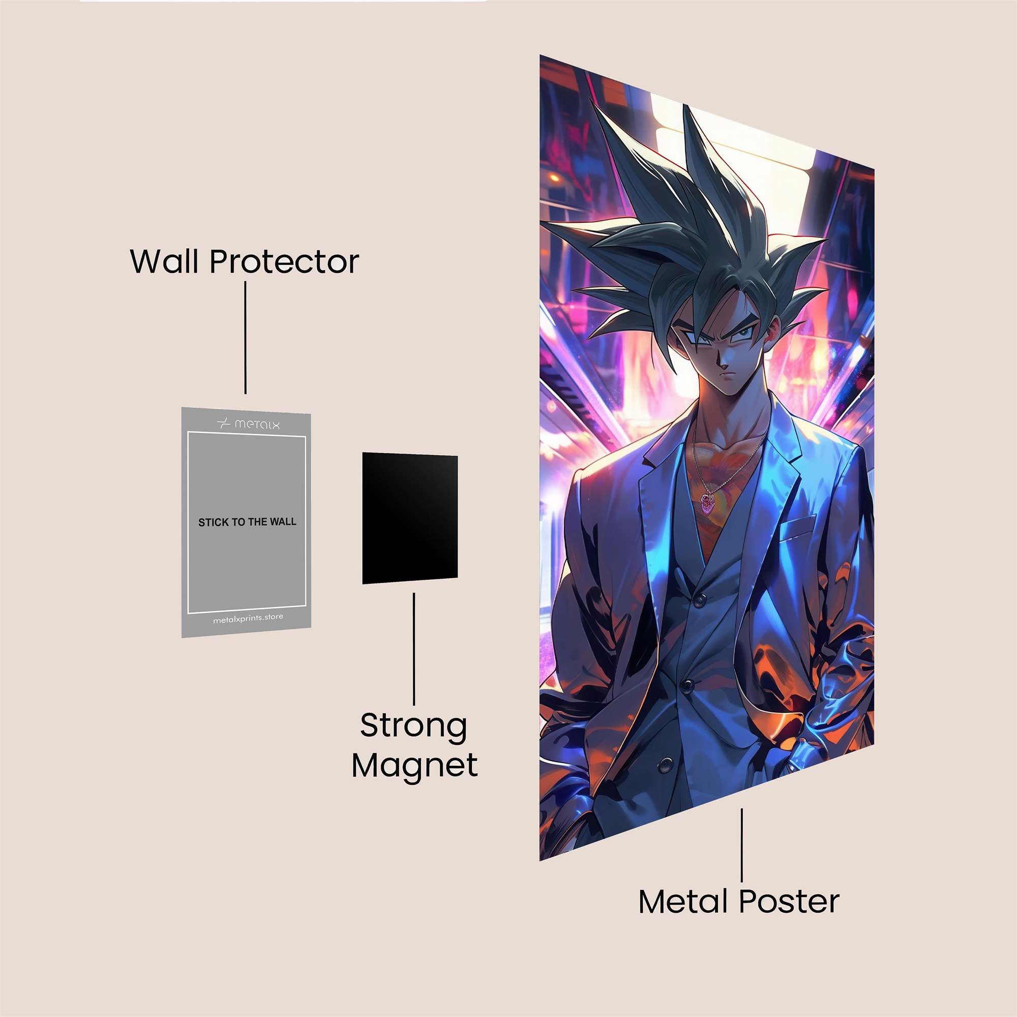Goku Radiant Safe Wall Magnetic / M