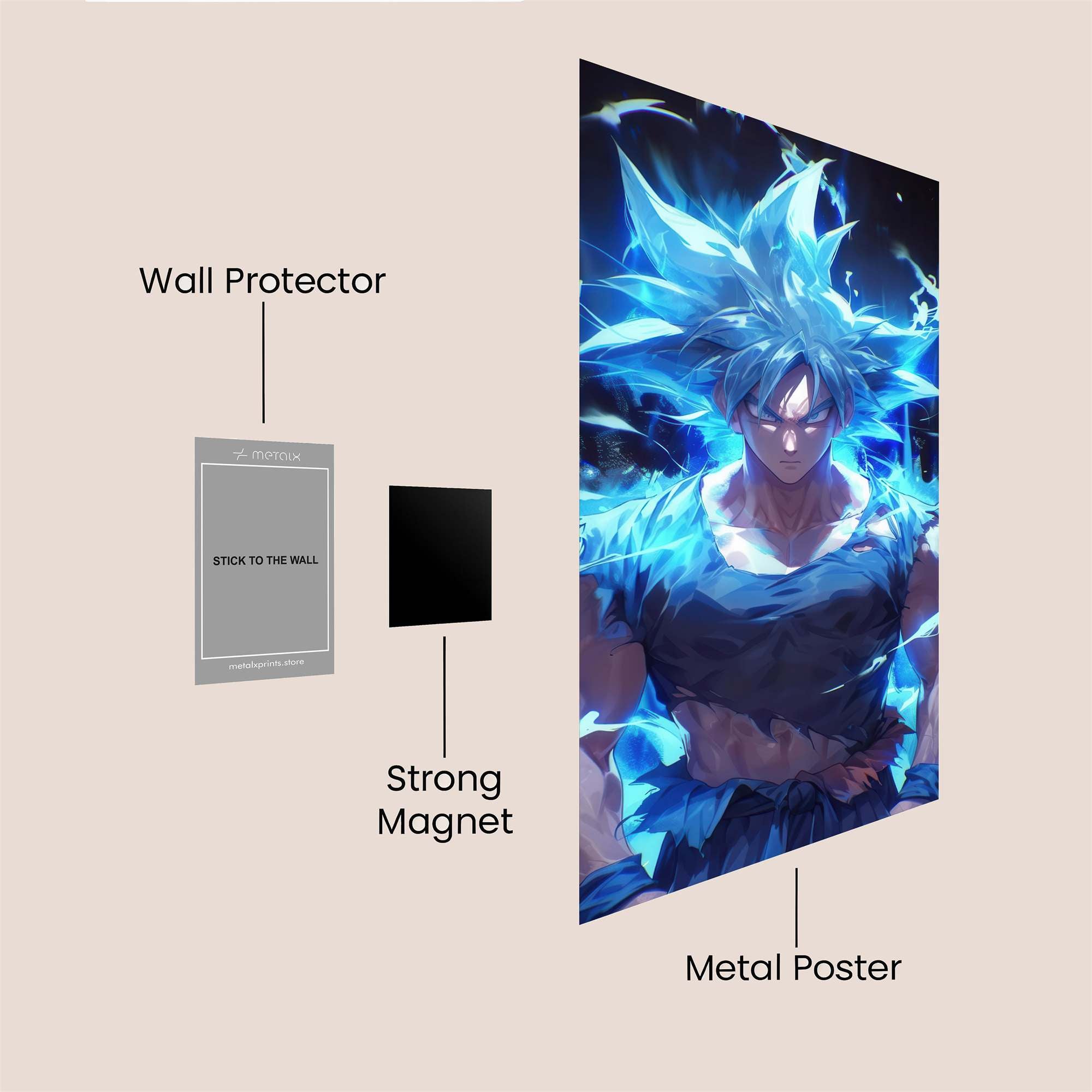 Goku Radiant Safe Wall Magnetic / M