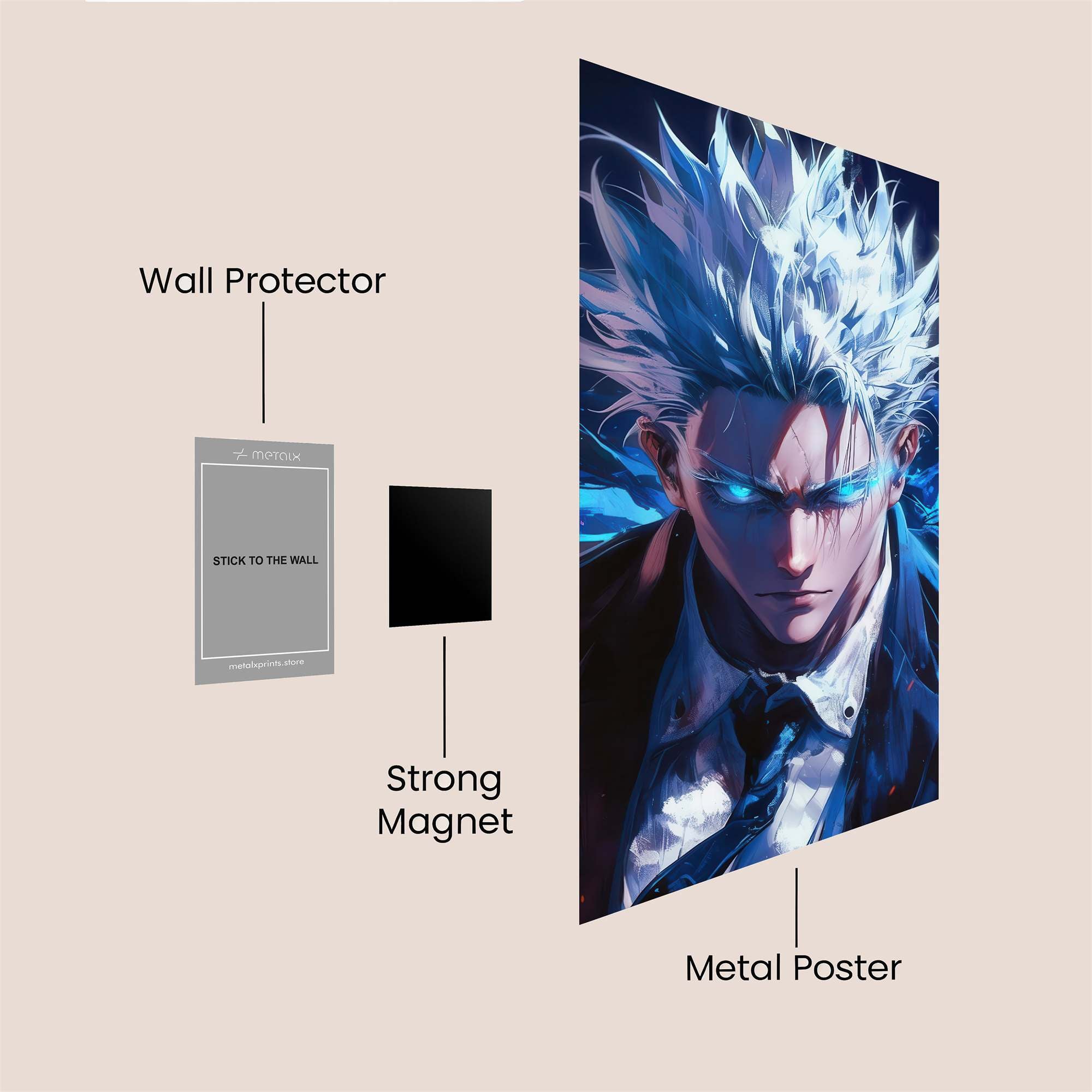 Saitama Serene Safe Wall Magnetic / M