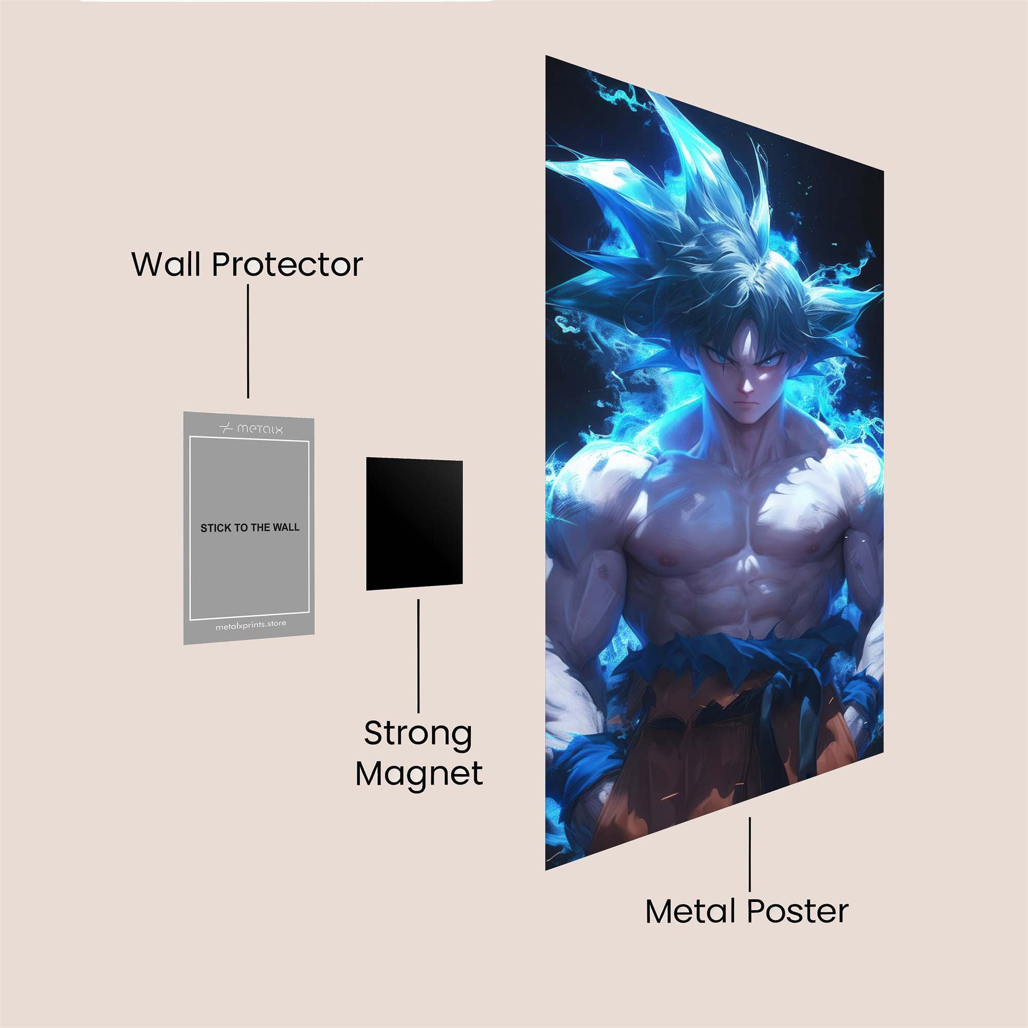 Goku Radiant Safe Wall Magnetic / M