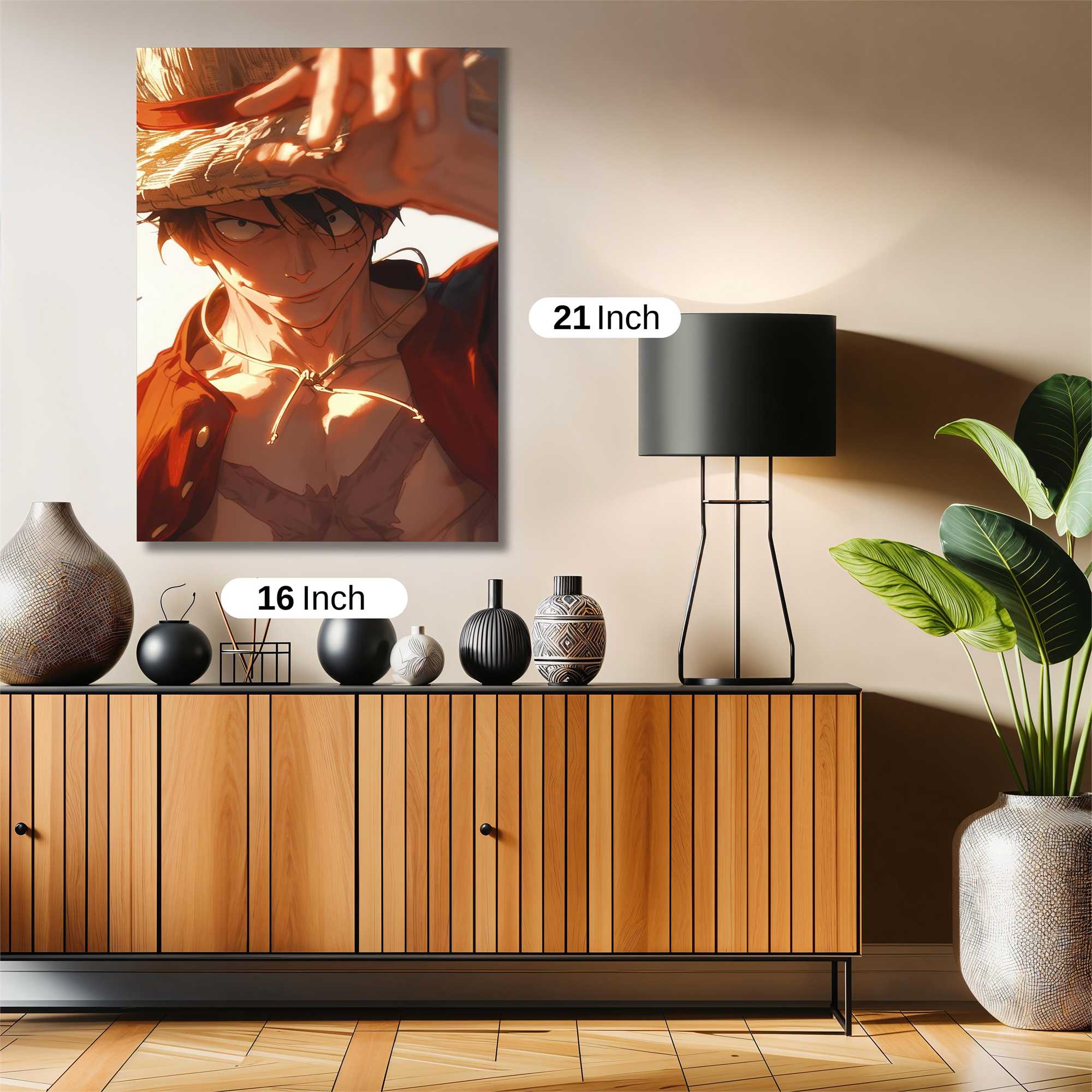 Luffy Radiant Safe Wall Magnetic / M