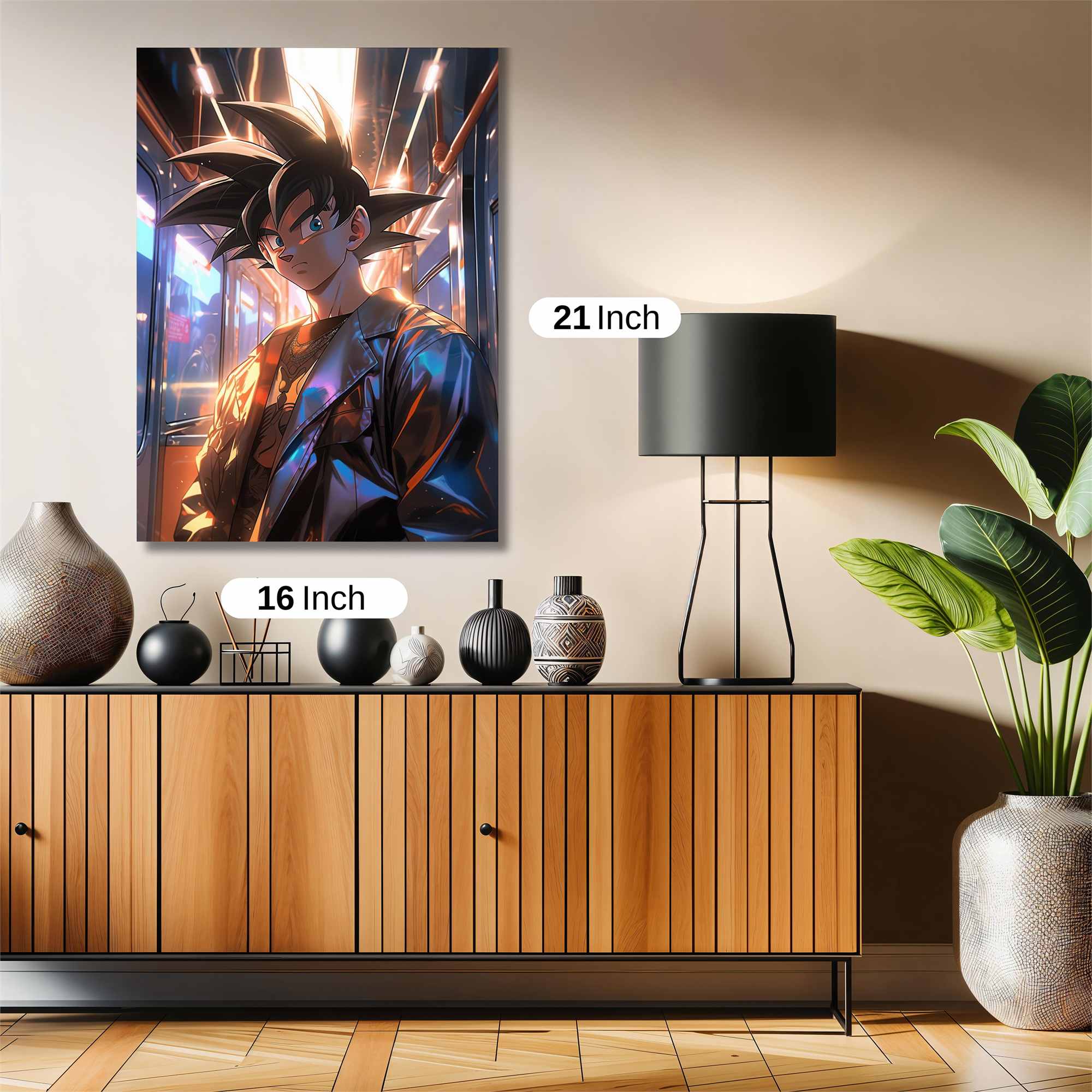 Goku Neon Safe Wall Magnetic / M