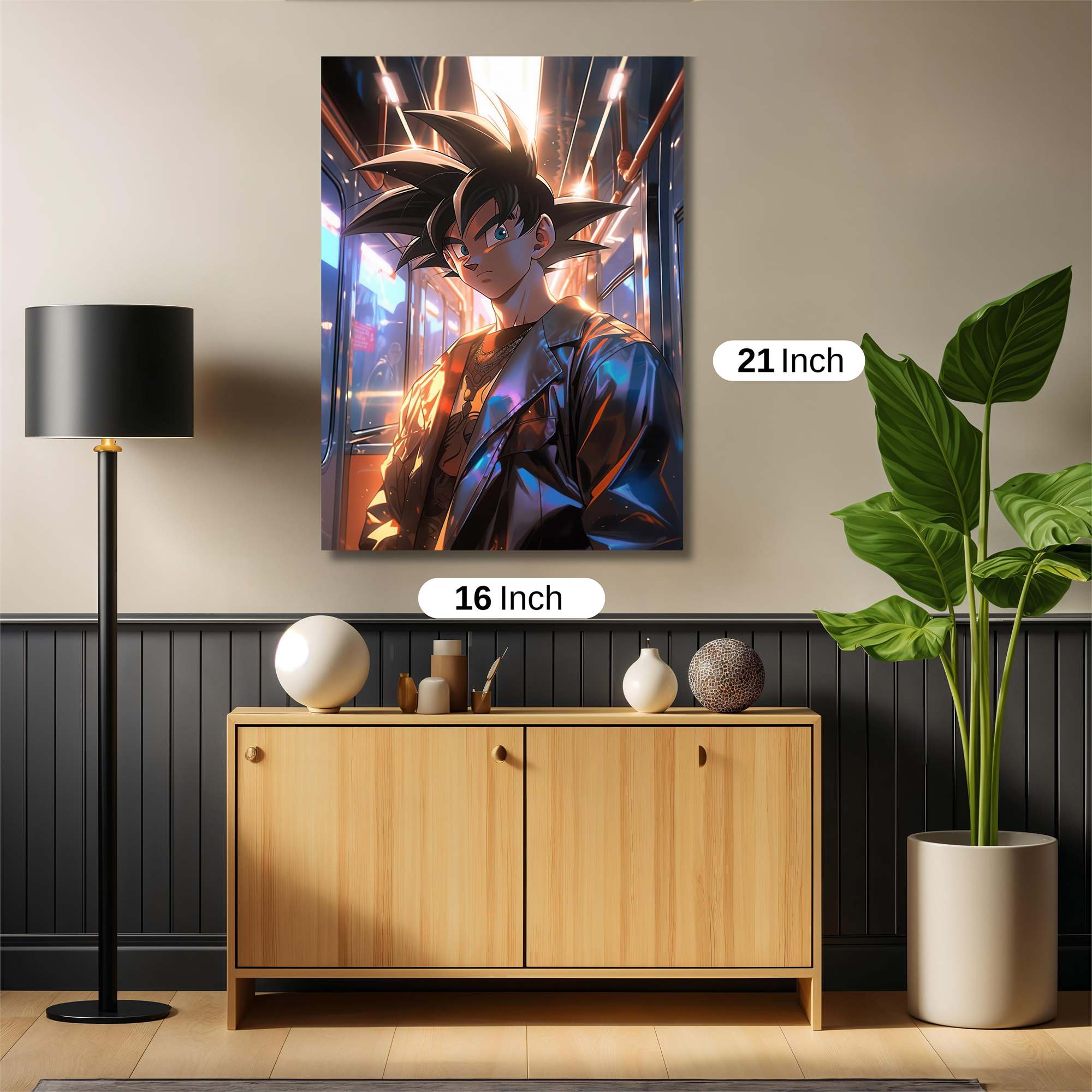 Goku Neon Safe Wall Magnetic / M