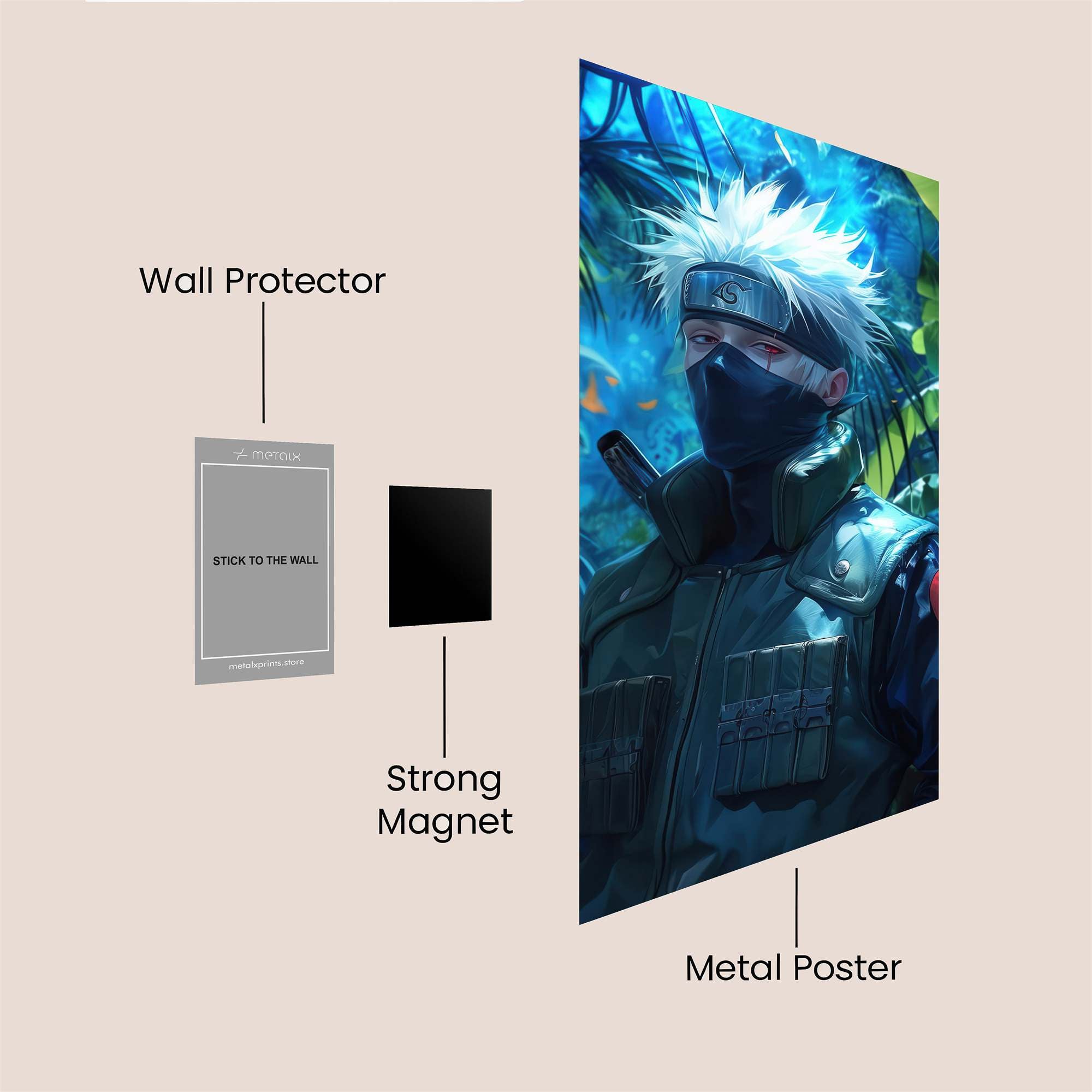 Kakashi Enigmatic Safe Wall Magnetic / M