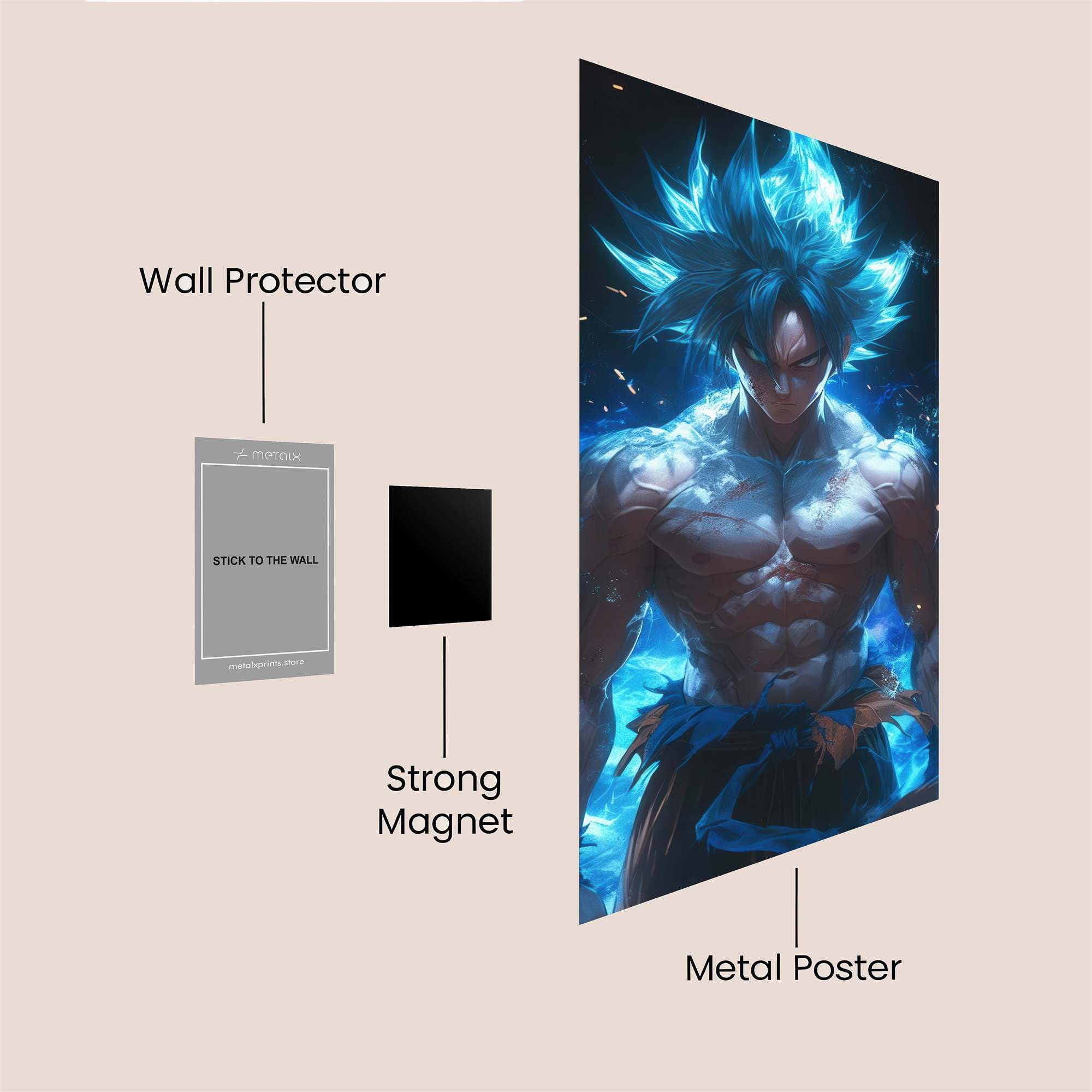 Goku Radiant Safe Wall Magnetic / M