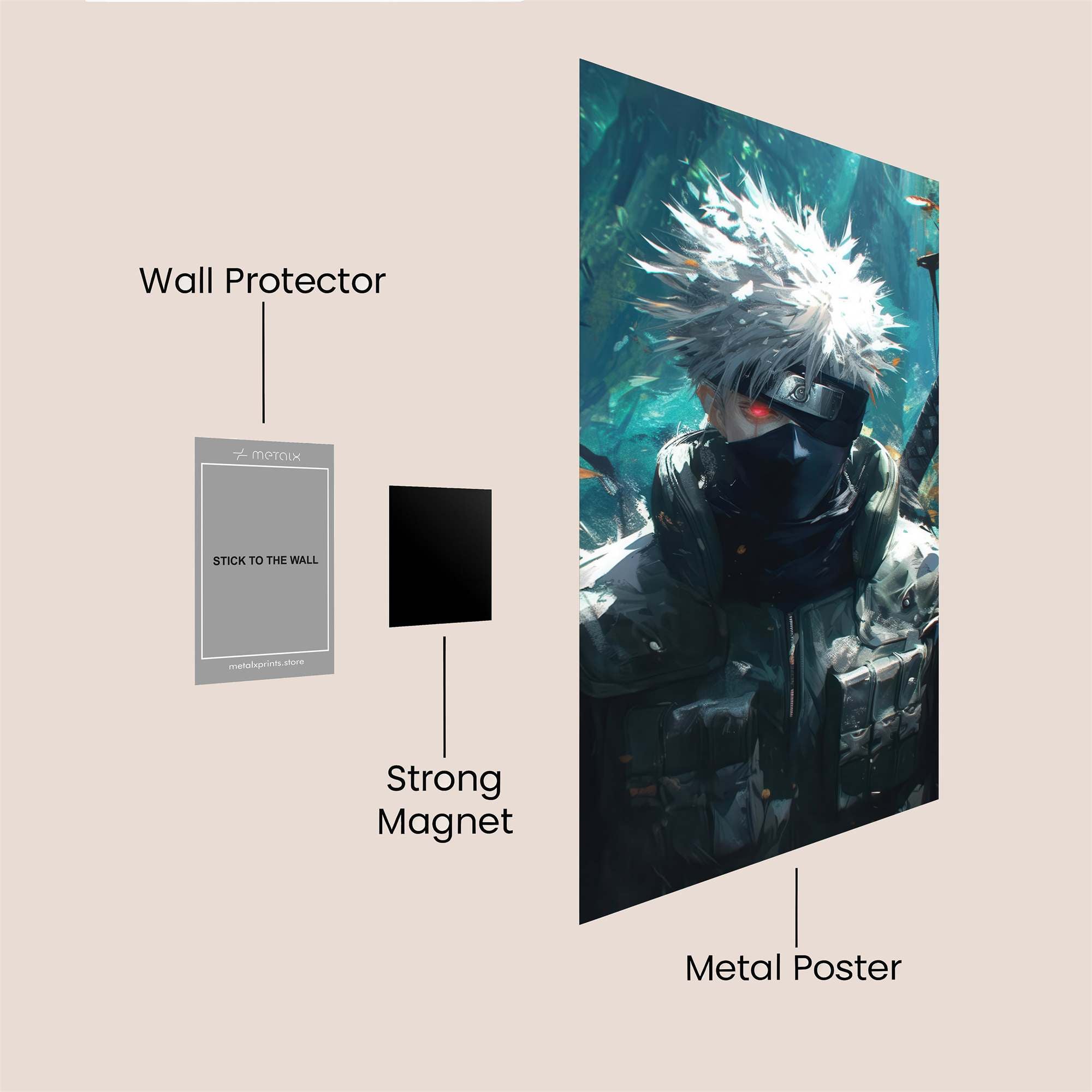 Kakashi Enigmatic Safe Wall Magnetic / M