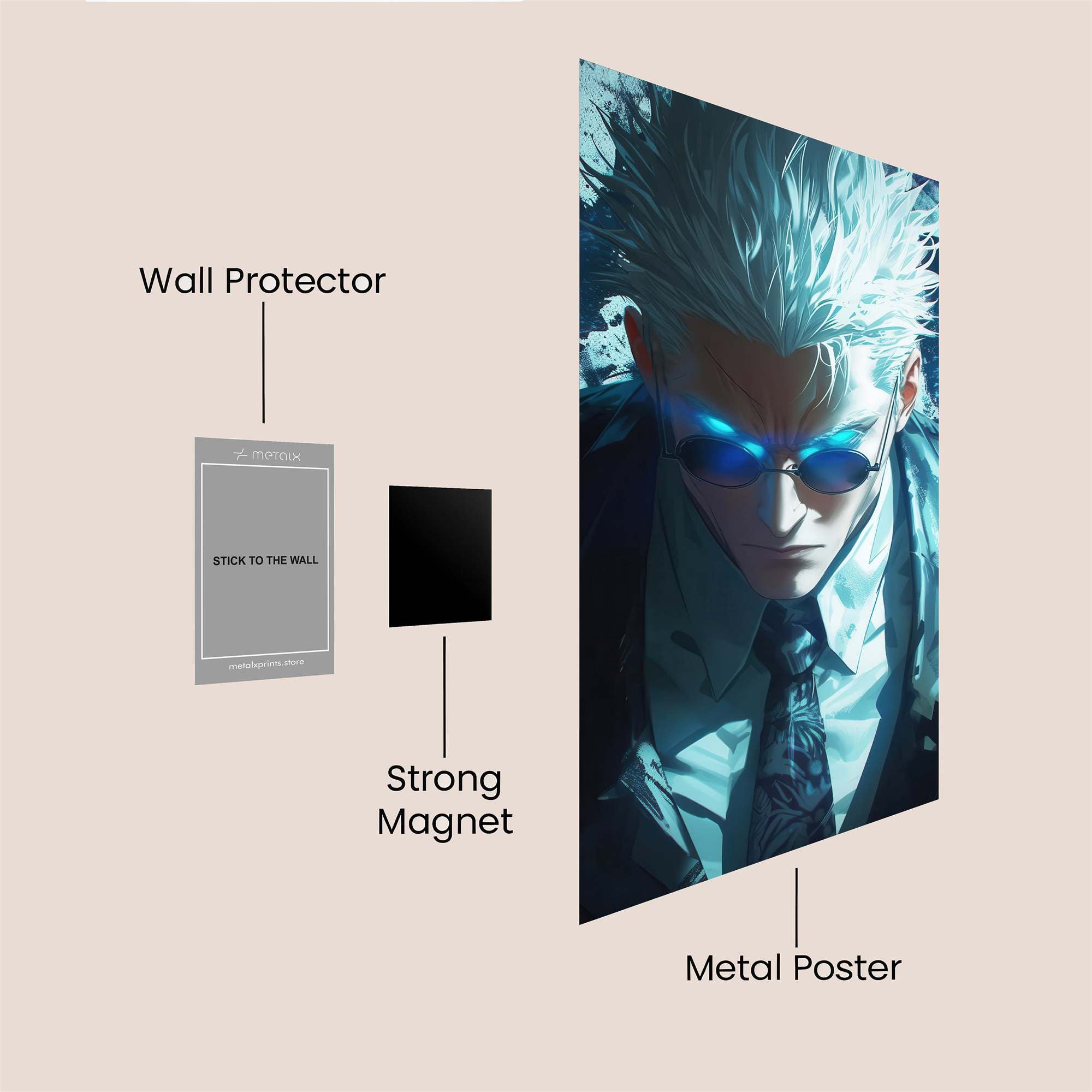 Gendo Menace Safe Wall Magnetic / M