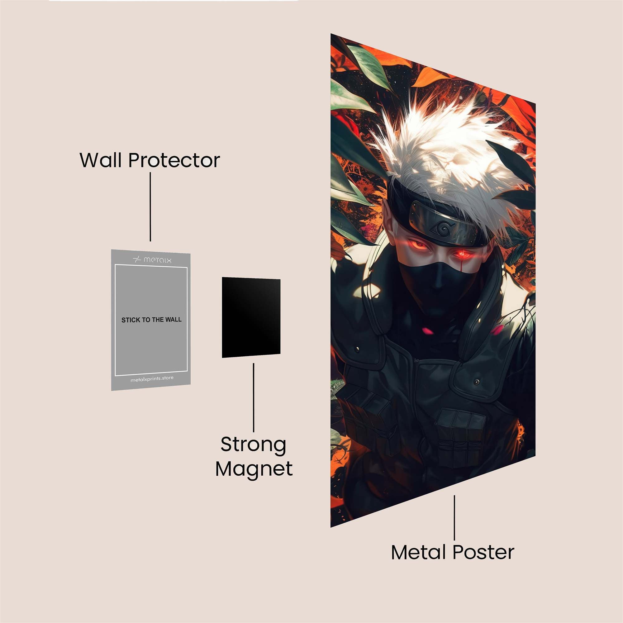 Kakashi Enigmatic Safe Wall Magnetic / M