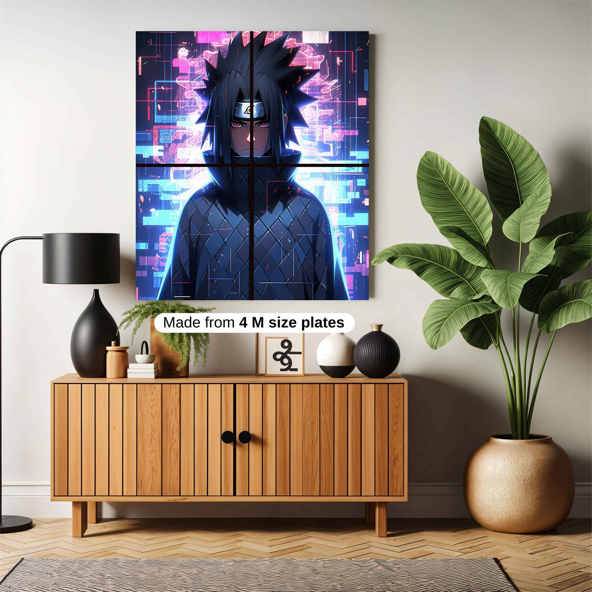 Sasuke Cyberpunk Safe Wall Magnetic / M