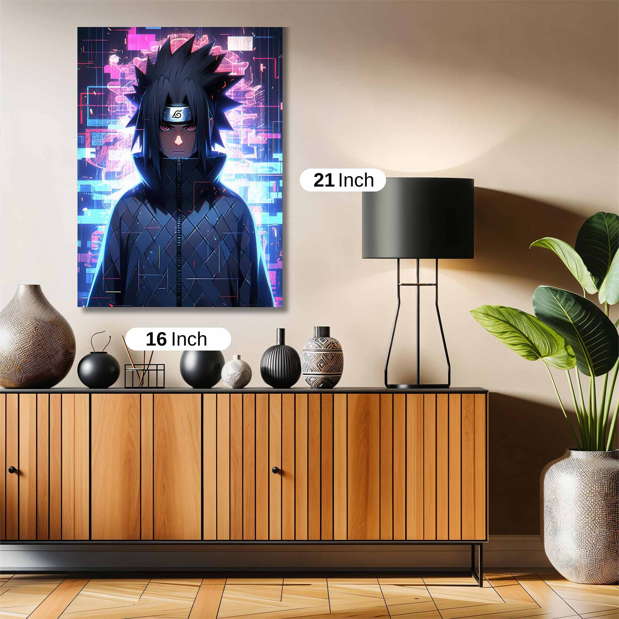 Sasuke Cyberpunk Safe Wall Magnetic / M