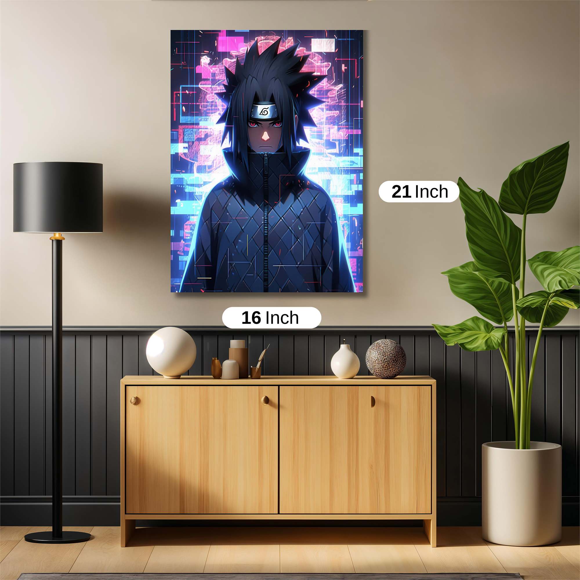 Sasuke Cyberpunk Safe Wall Magnetic / M