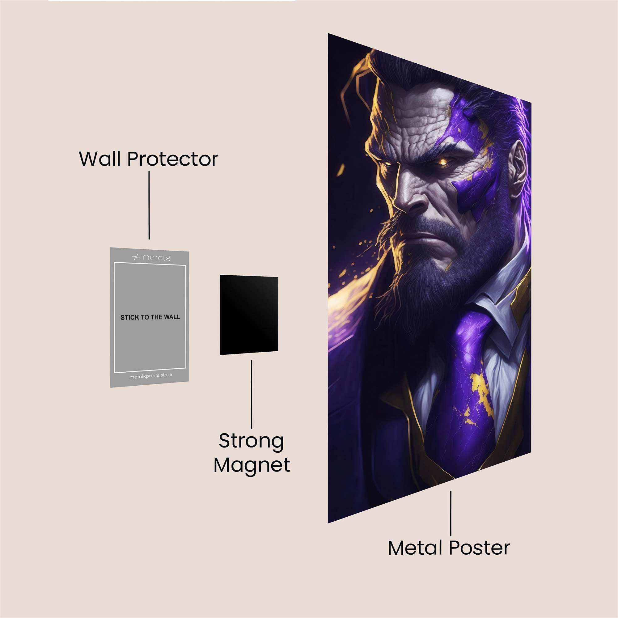 Joker Gloom Safe Wall Magnetic / M