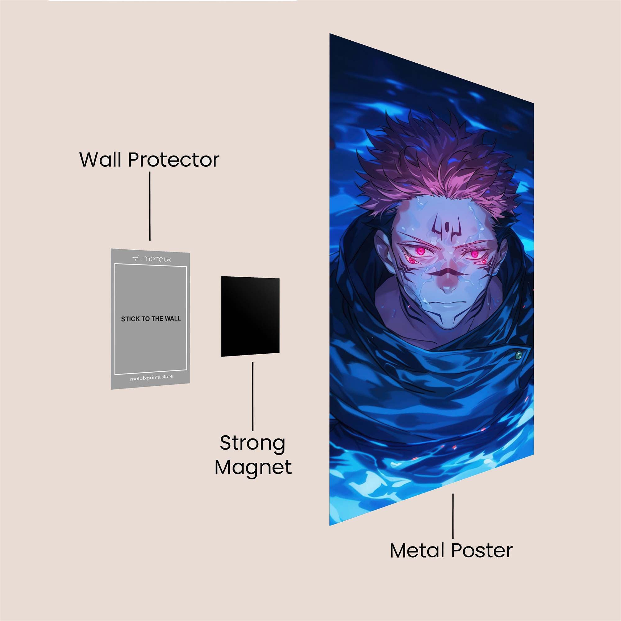 Yuji Tranquil Safe Wall Magnetic / M