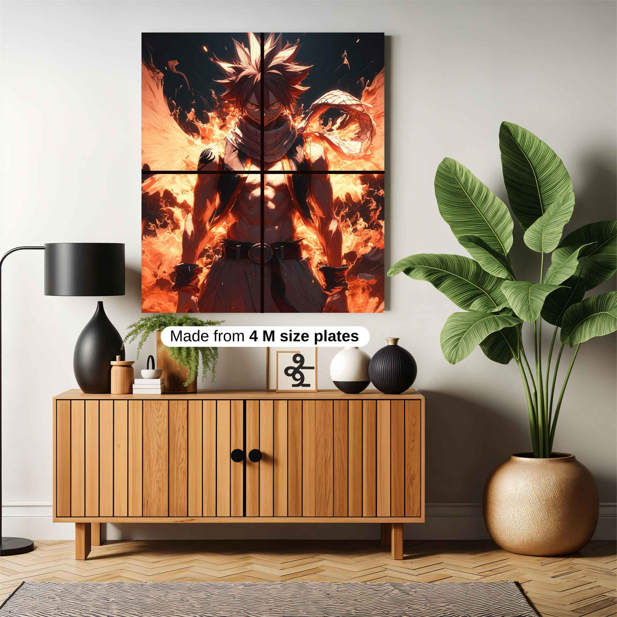 Natsu Fiery Safe Wall Magnetic / M