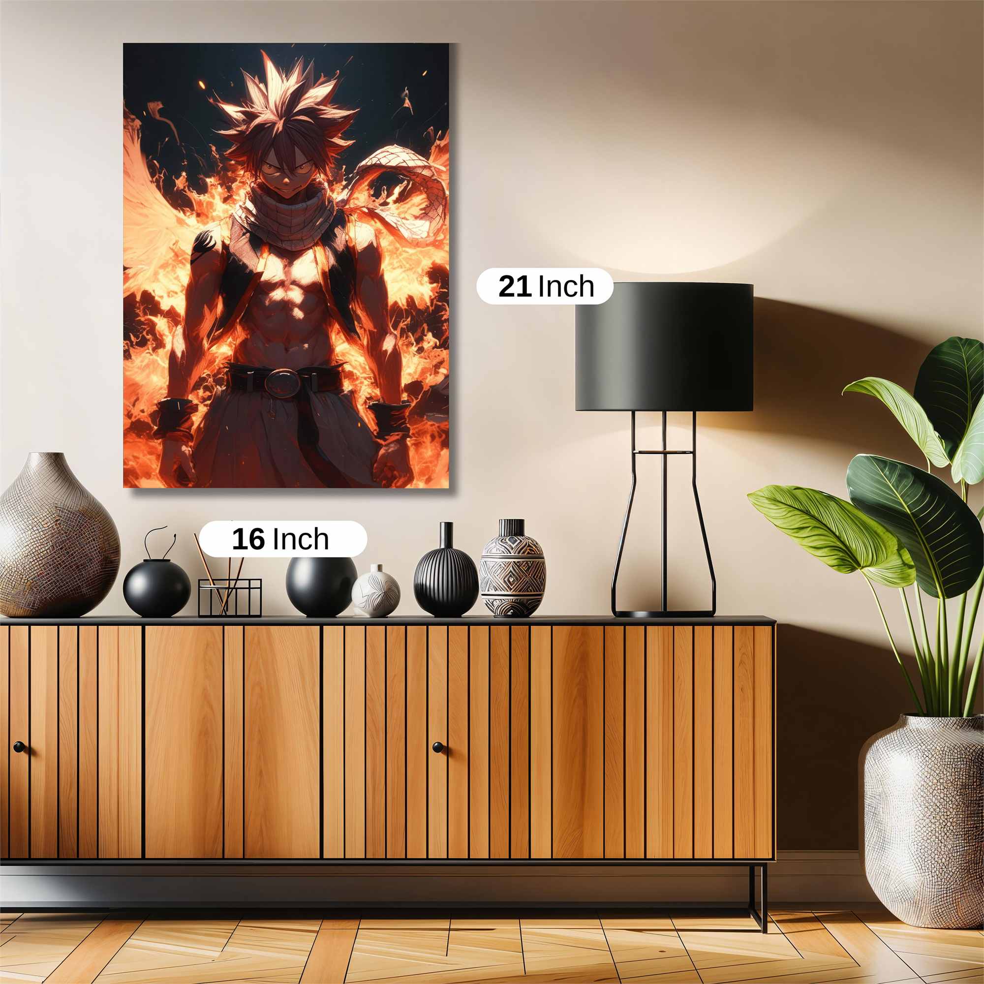 Natsu Fiery Safe Wall Magnetic / M